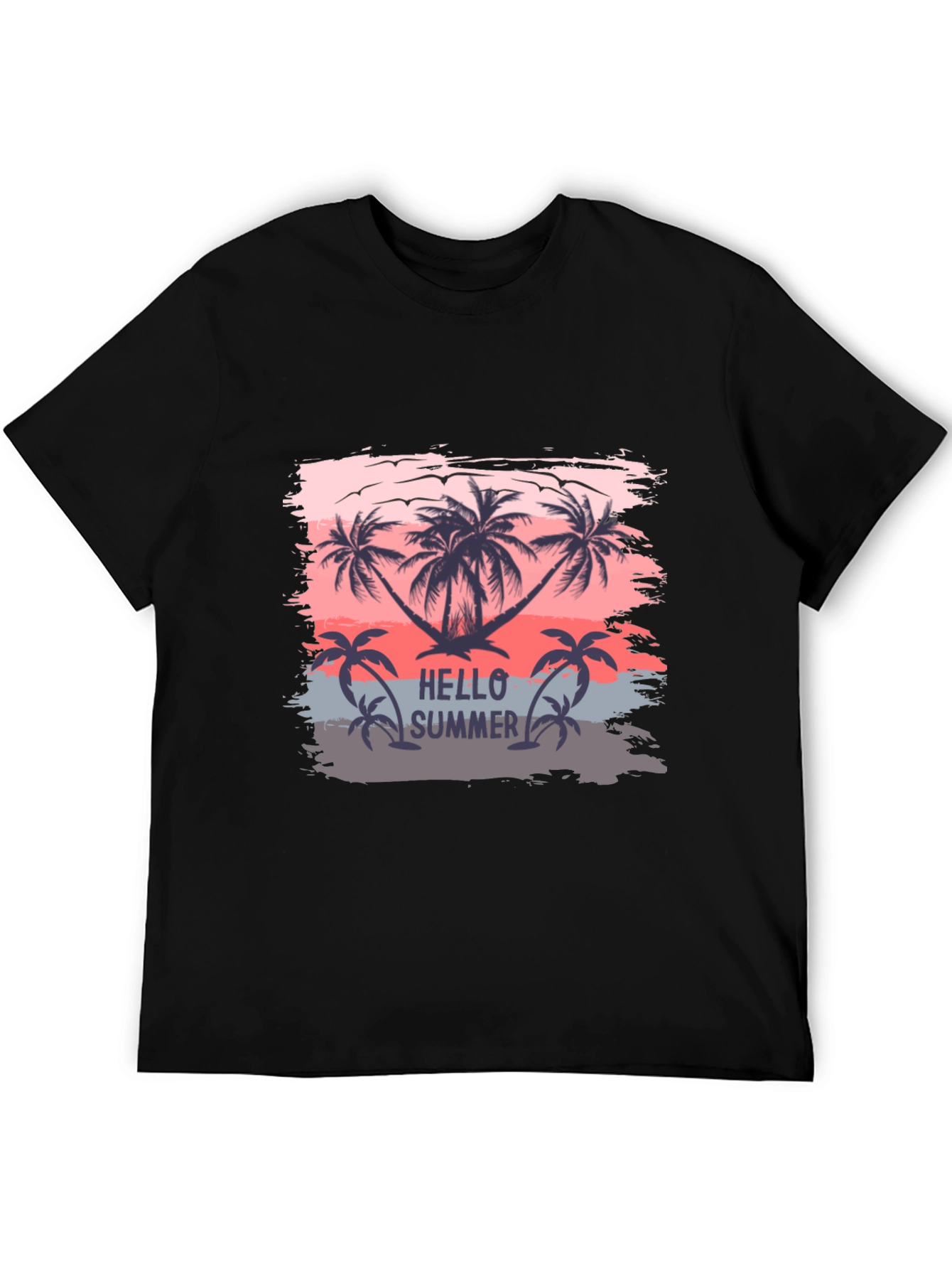 Hello Summer Palm Tree T-Shirt