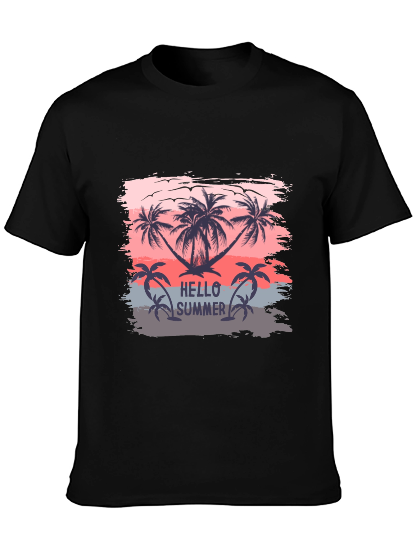 Hello Summer Palm Tree T-Shirt