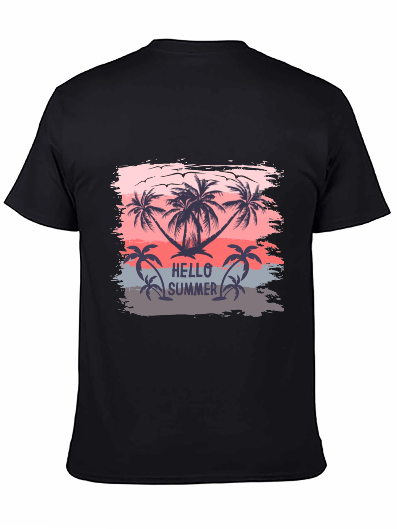 Hello Summer Palm Tree T-Shirt