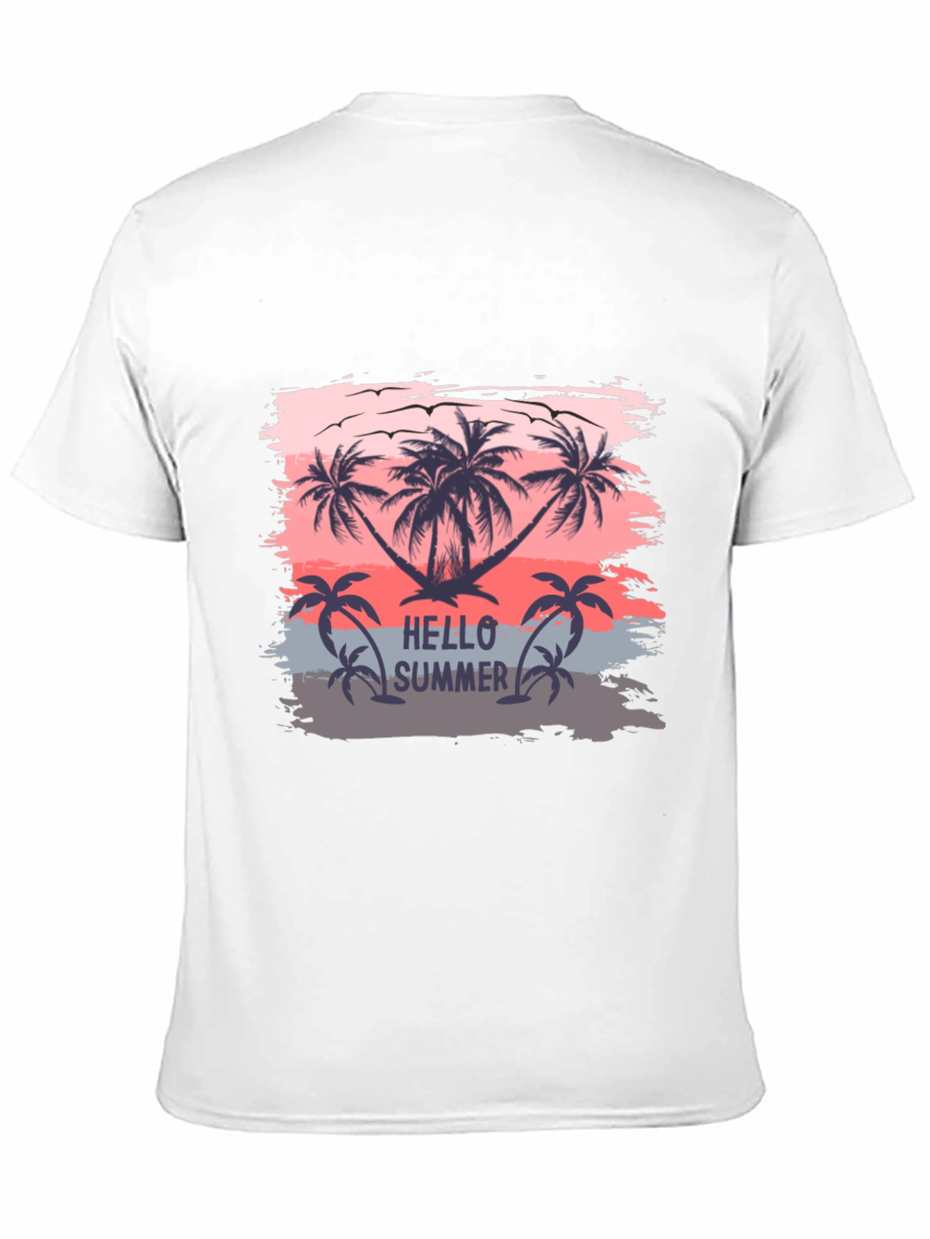 Hello Summer Palm Tree T-Shirt