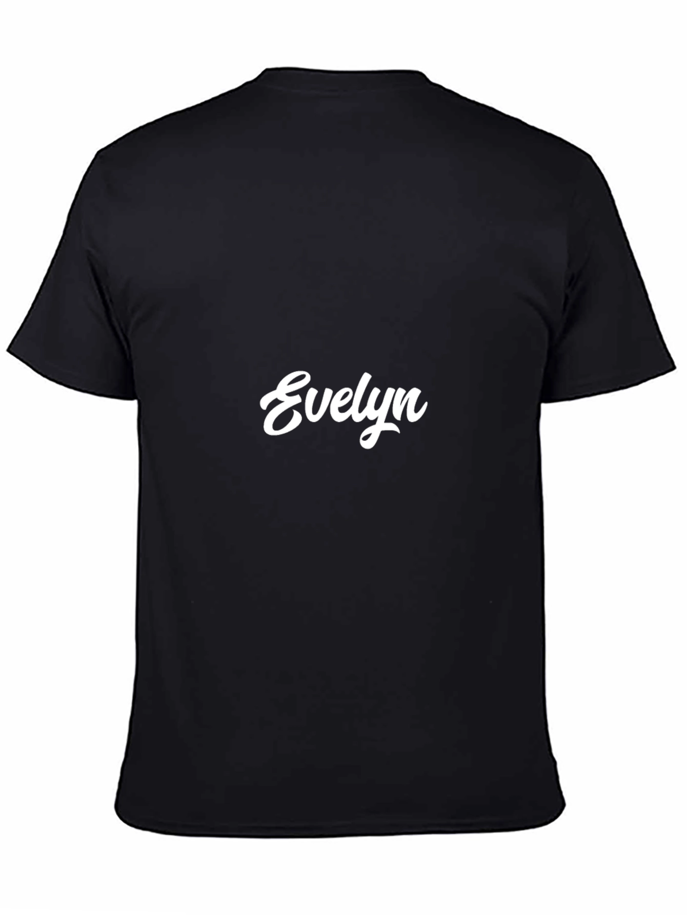 Personalized Evelyn Black T-Shirt