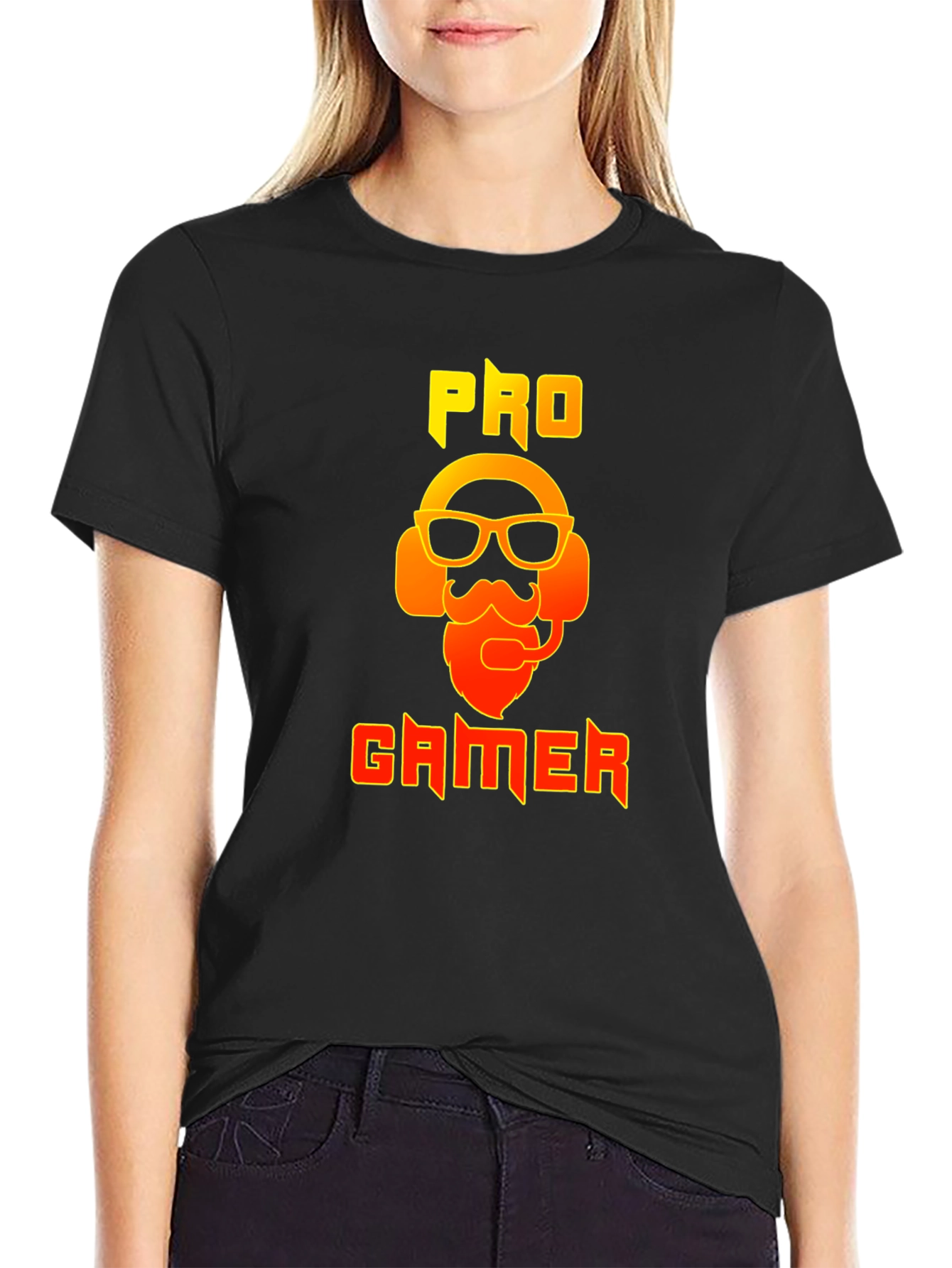 Pro Gamer Graphic T-Shirt - Black Cotton Tee