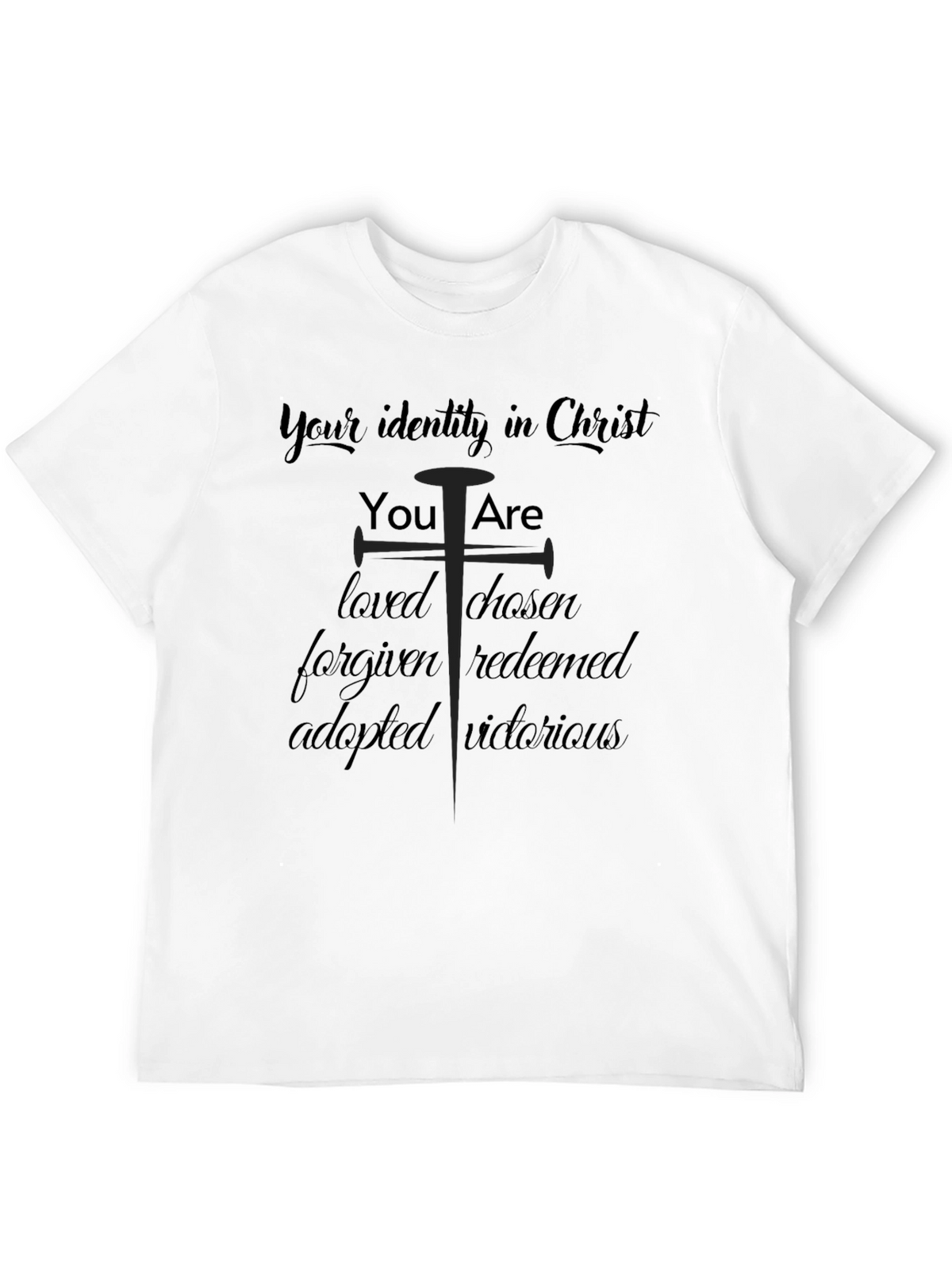 Identity in Christ T-Shirt - Religious Apparel