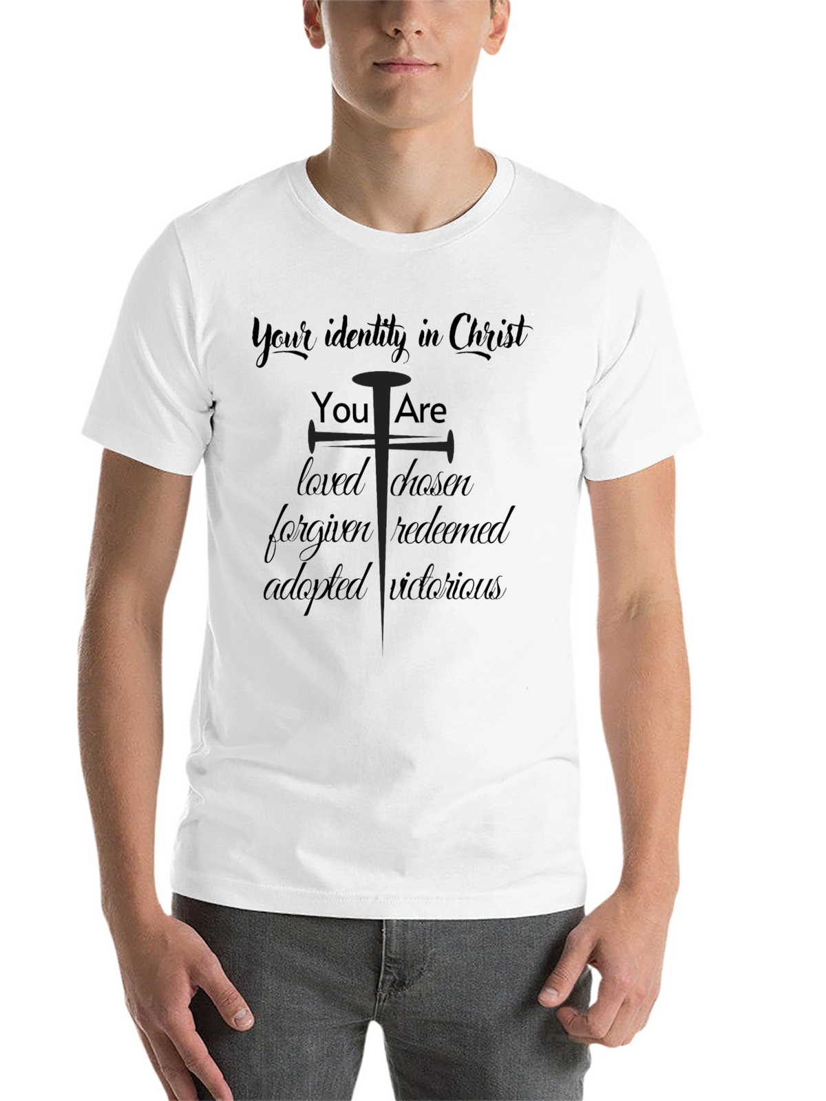 Identity in Christ T-Shirt - Religious Apparel