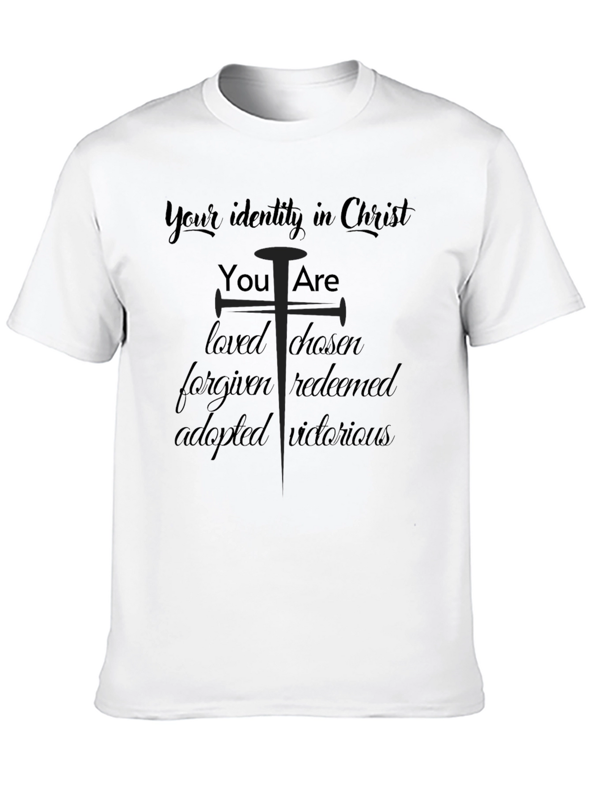 Identity in Christ T-Shirt - Religious Apparel