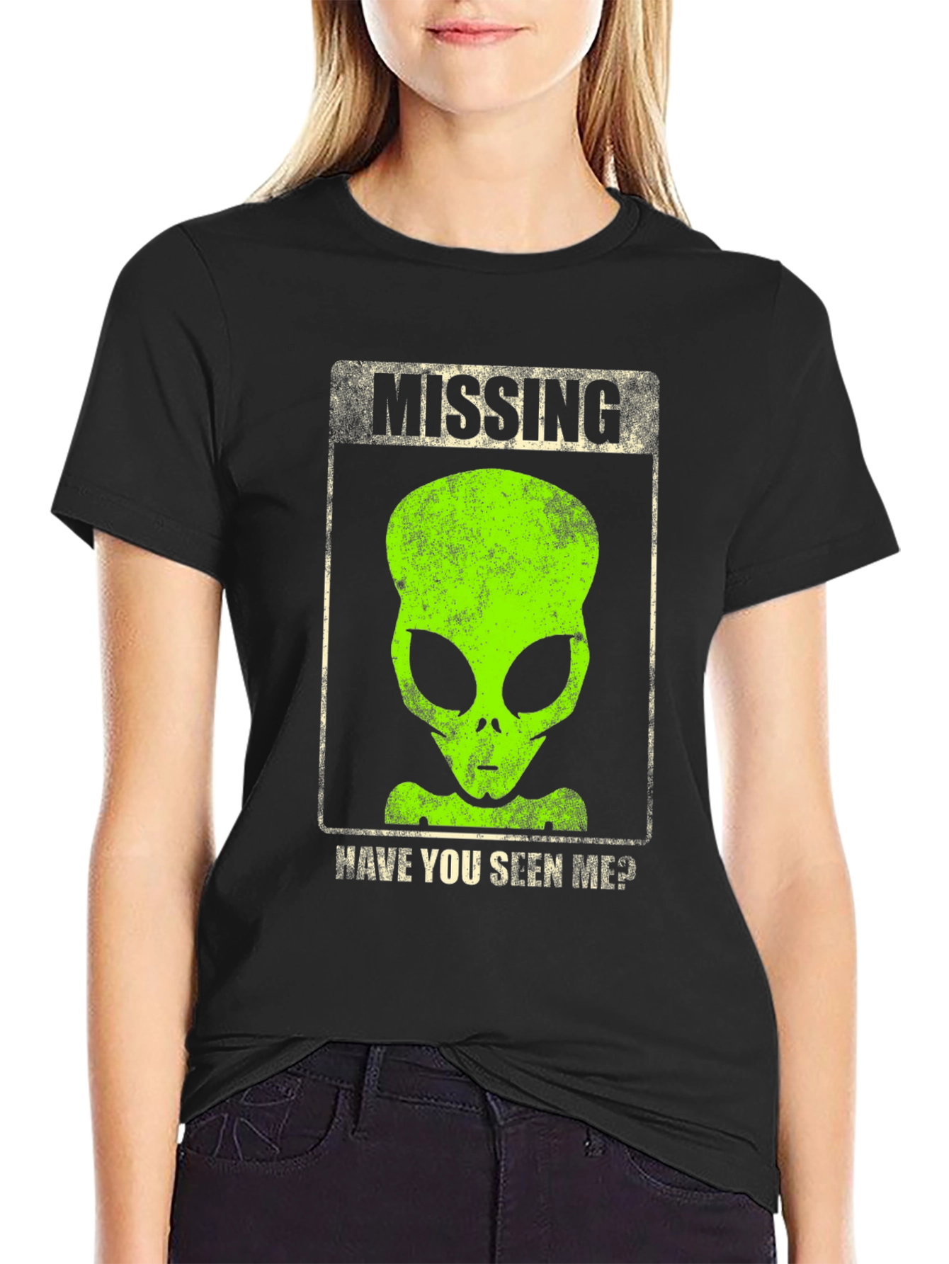 Missing Alien Graphic T-Shirt
