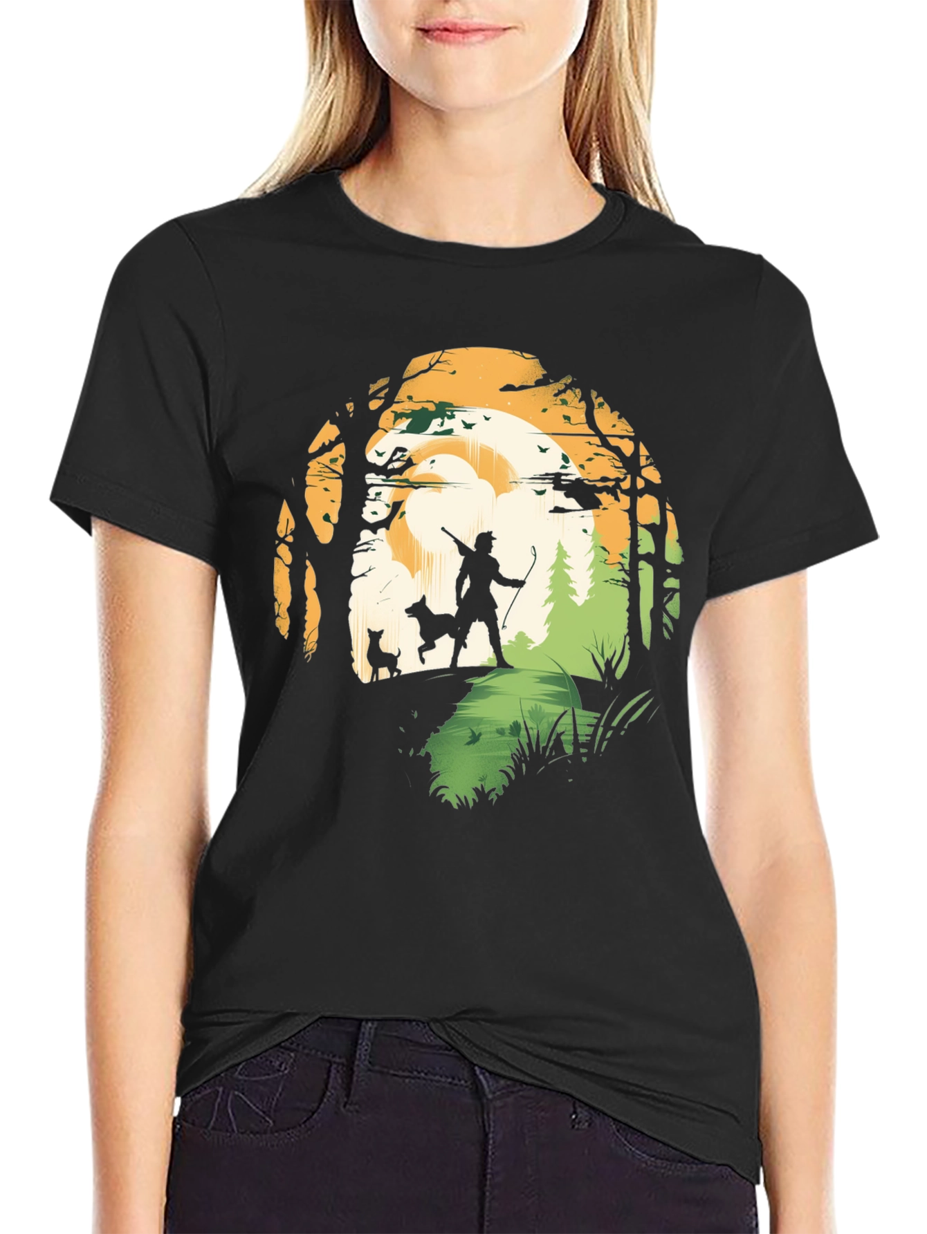 Hunter & Dogs Graphic Tee