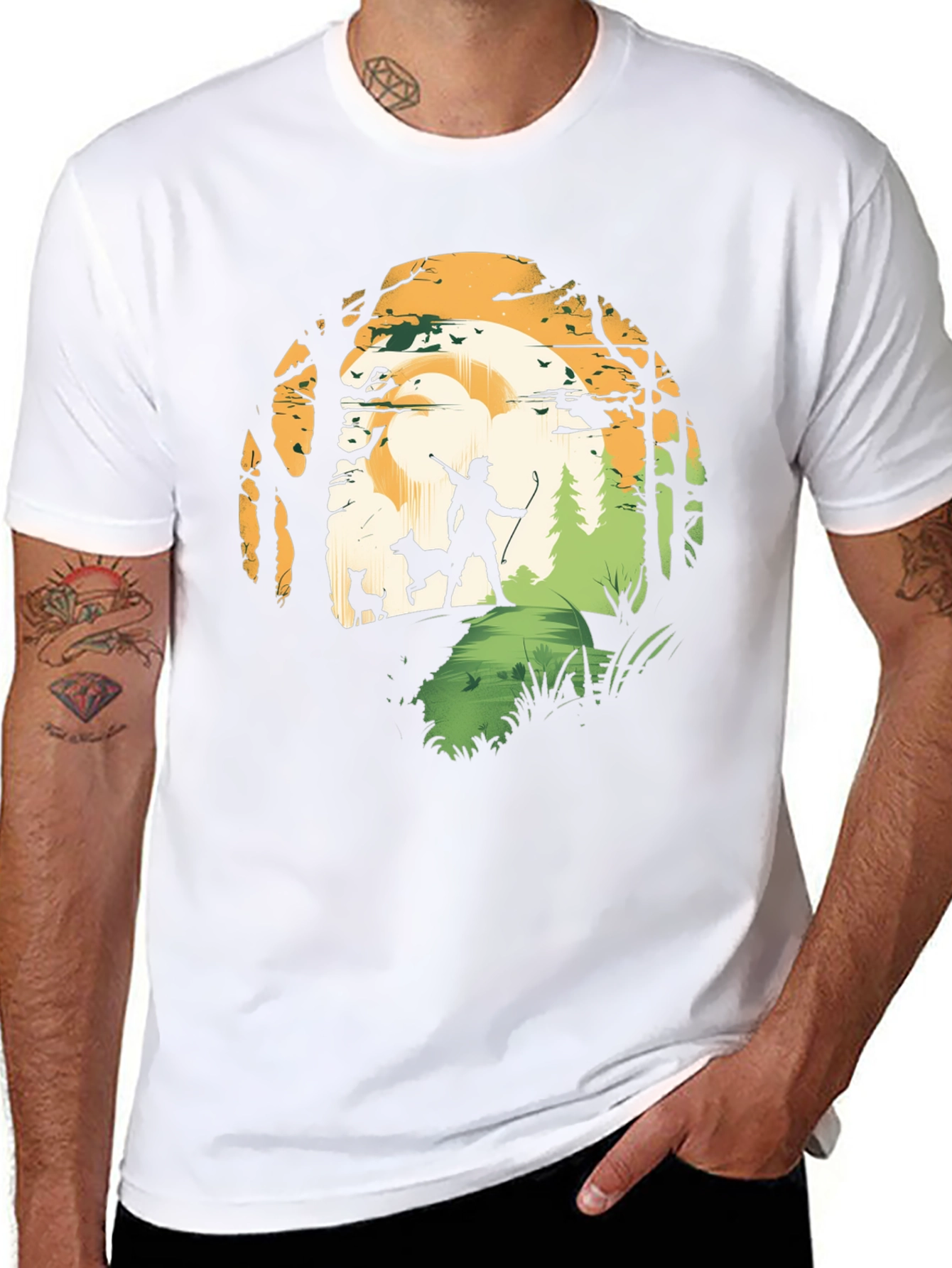 Hunter & Dogs Graphic Tee