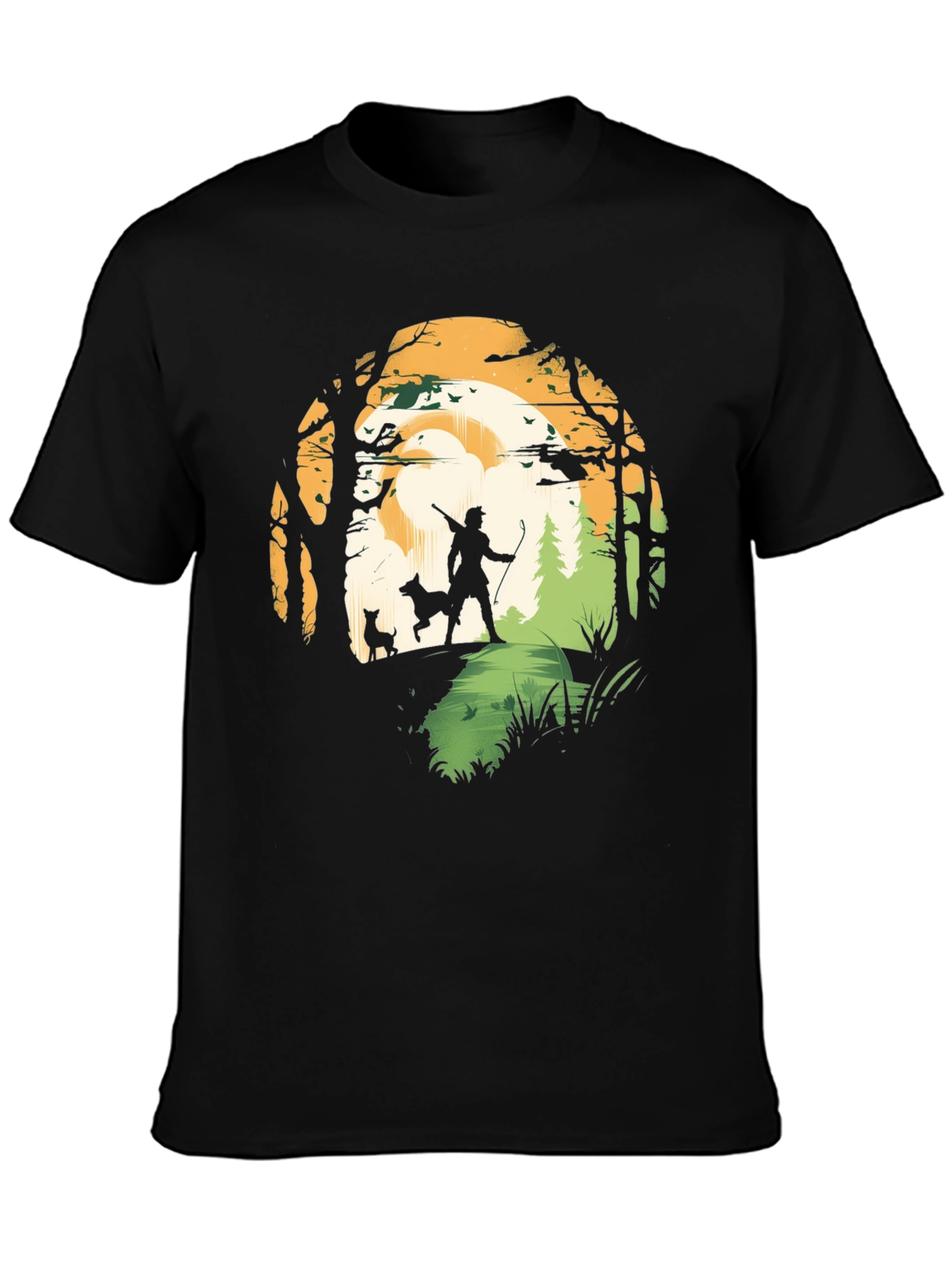 Hunter & Dogs Graphic Tee