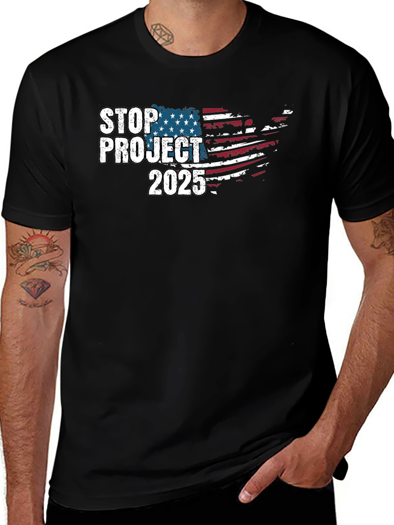 Stop Project 2025 Graphic Tee