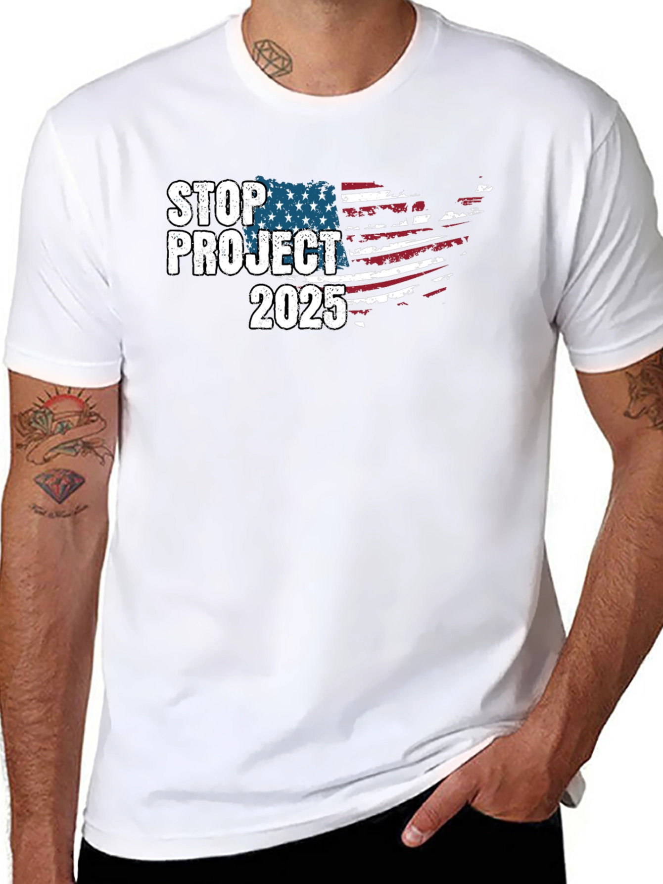 Stop Project 2025 Graphic Tee