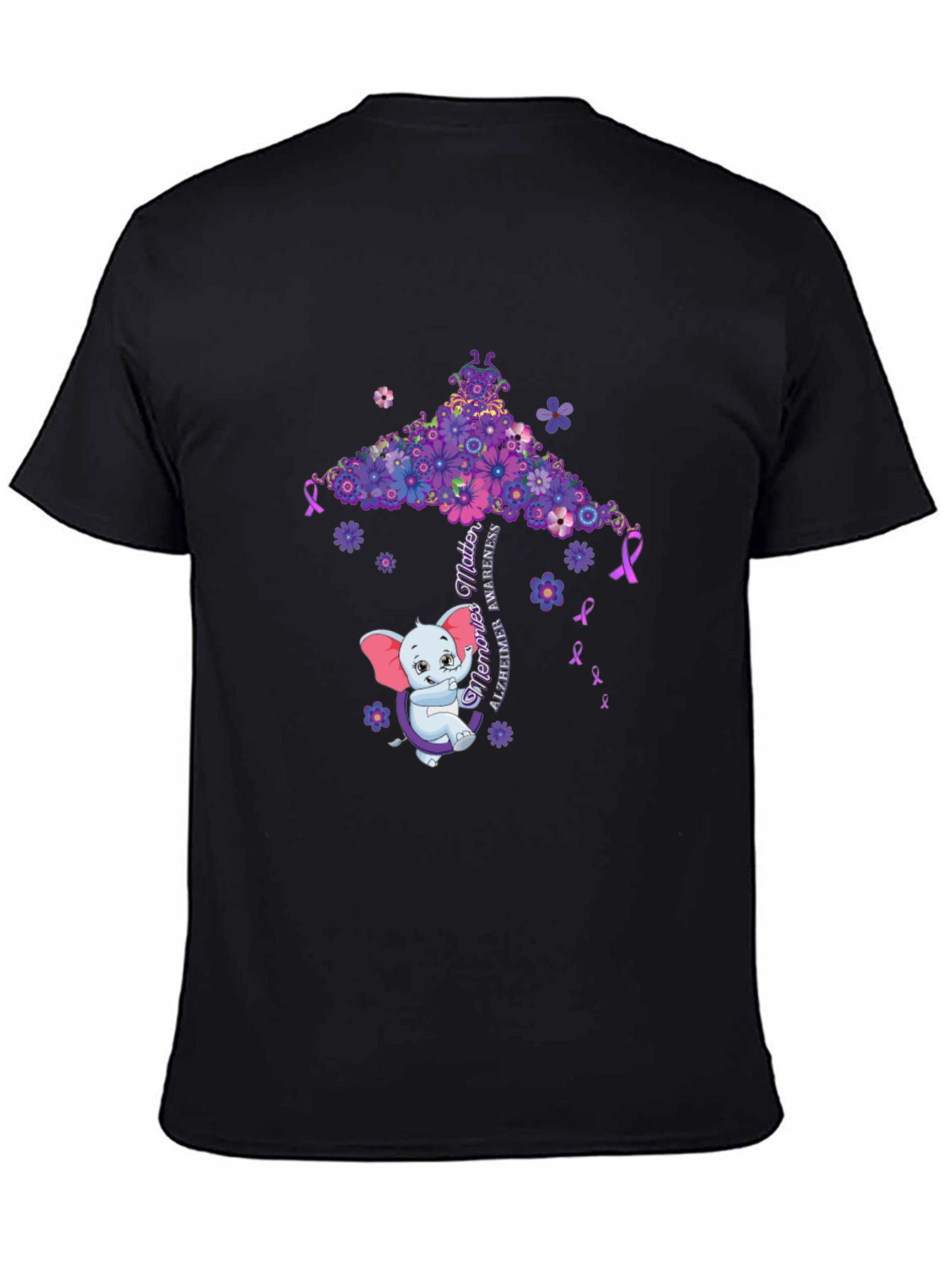 Alzheimers Awareness Elephant T-Shirt