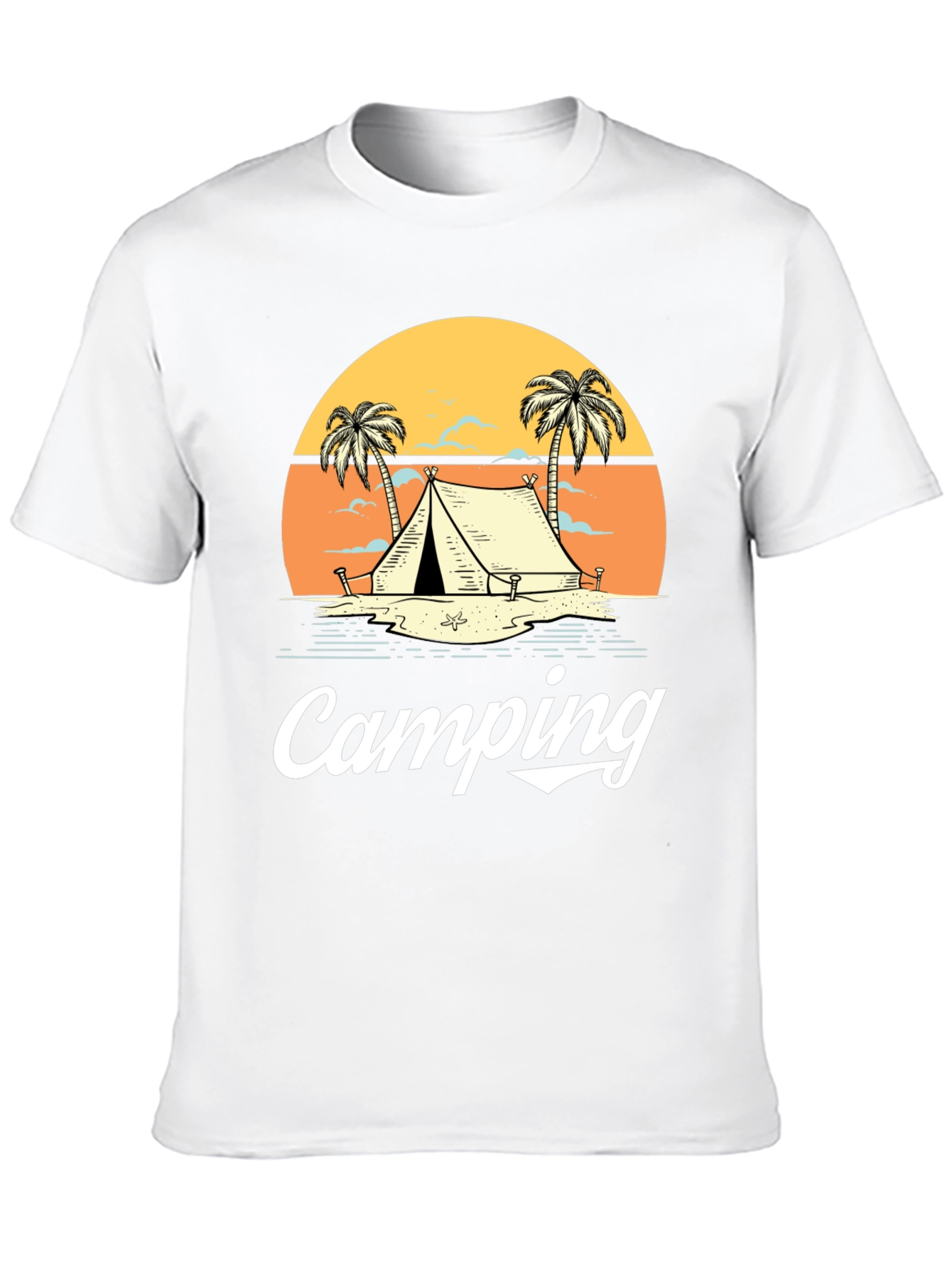 Camping Graphic Tee - Outdoor Adventure Shirt