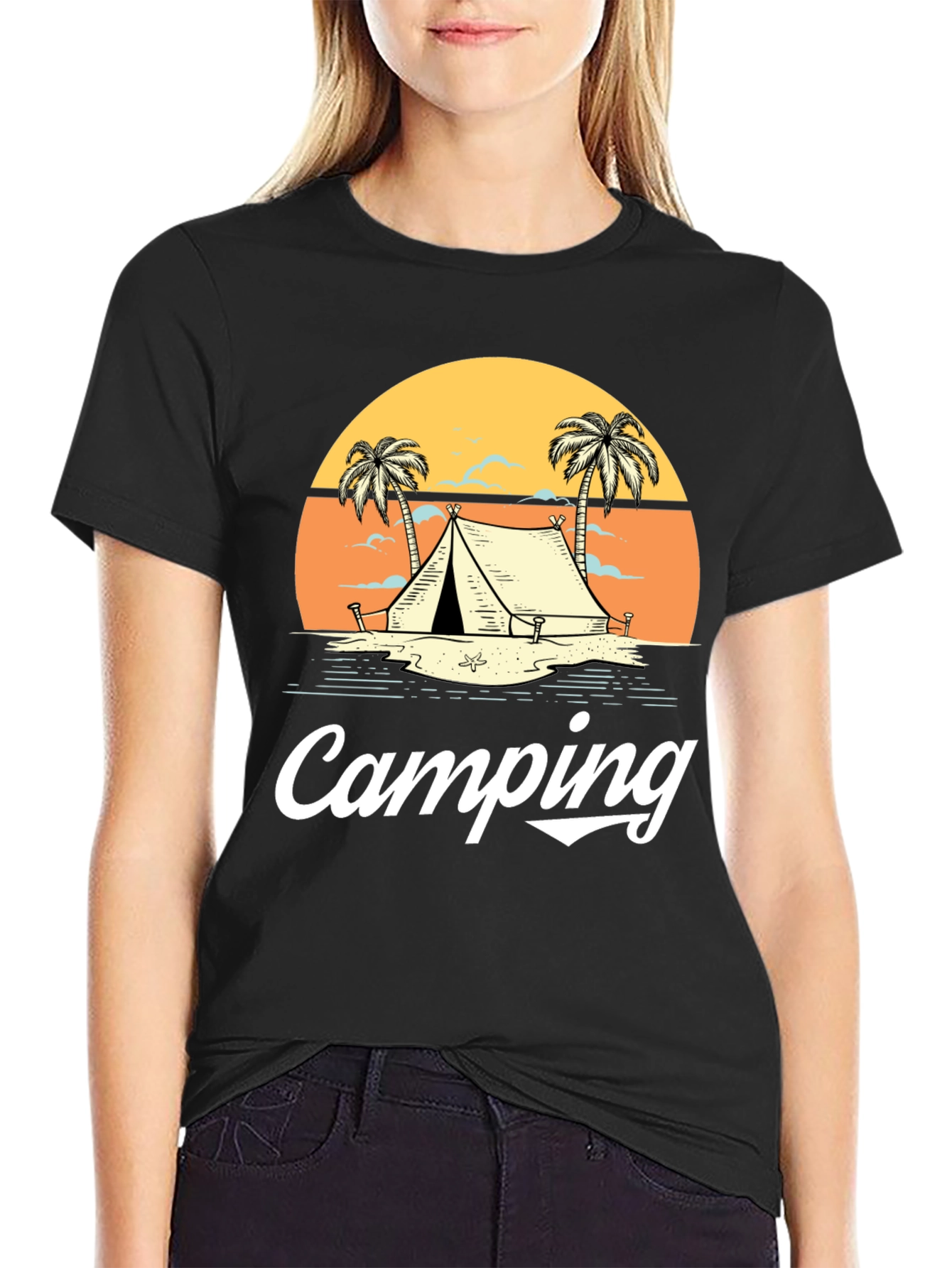 Camping Graphic Tee - Outdoor Adventure Shirt