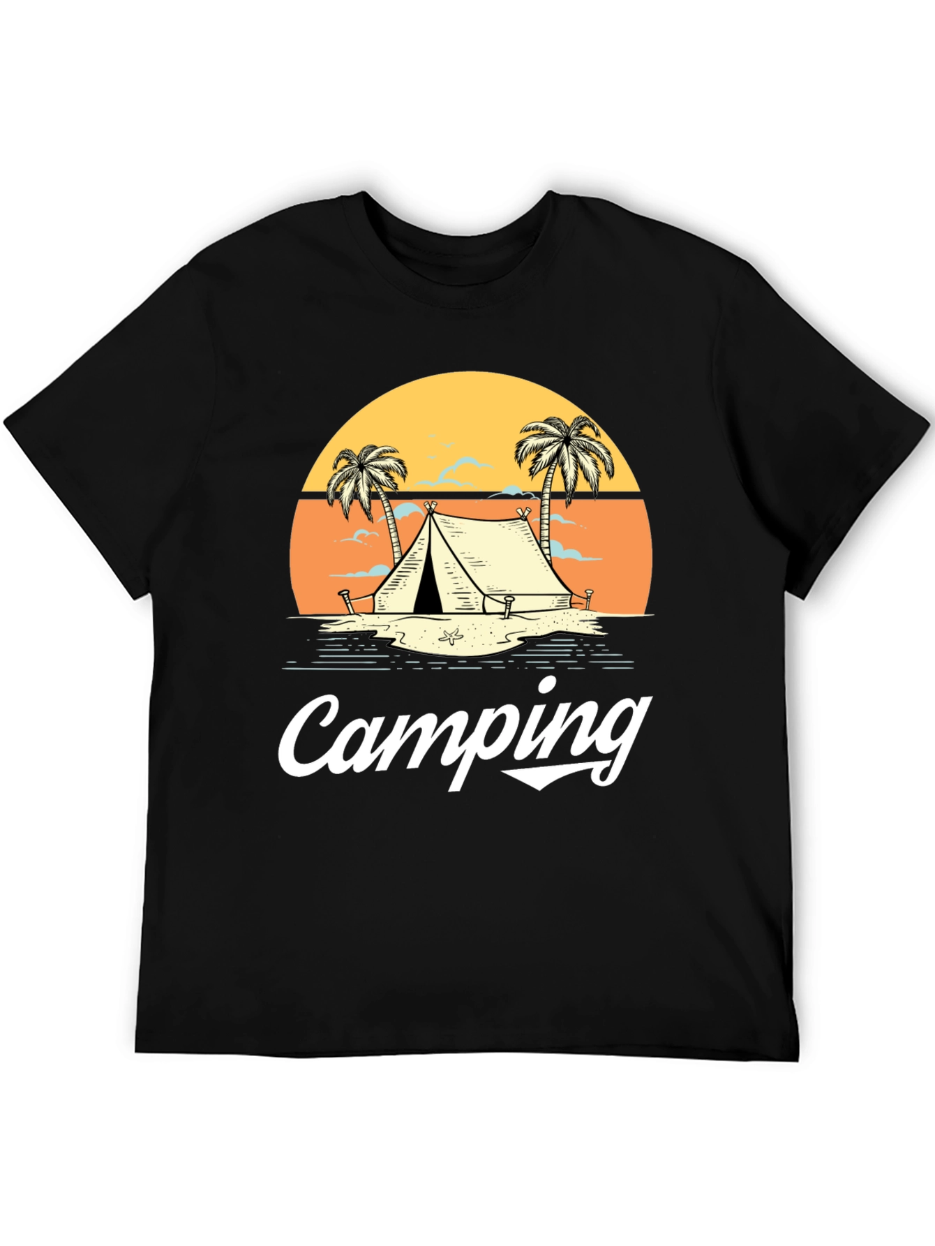 Camping Graphic Tee - Outdoor Adventure Shirt