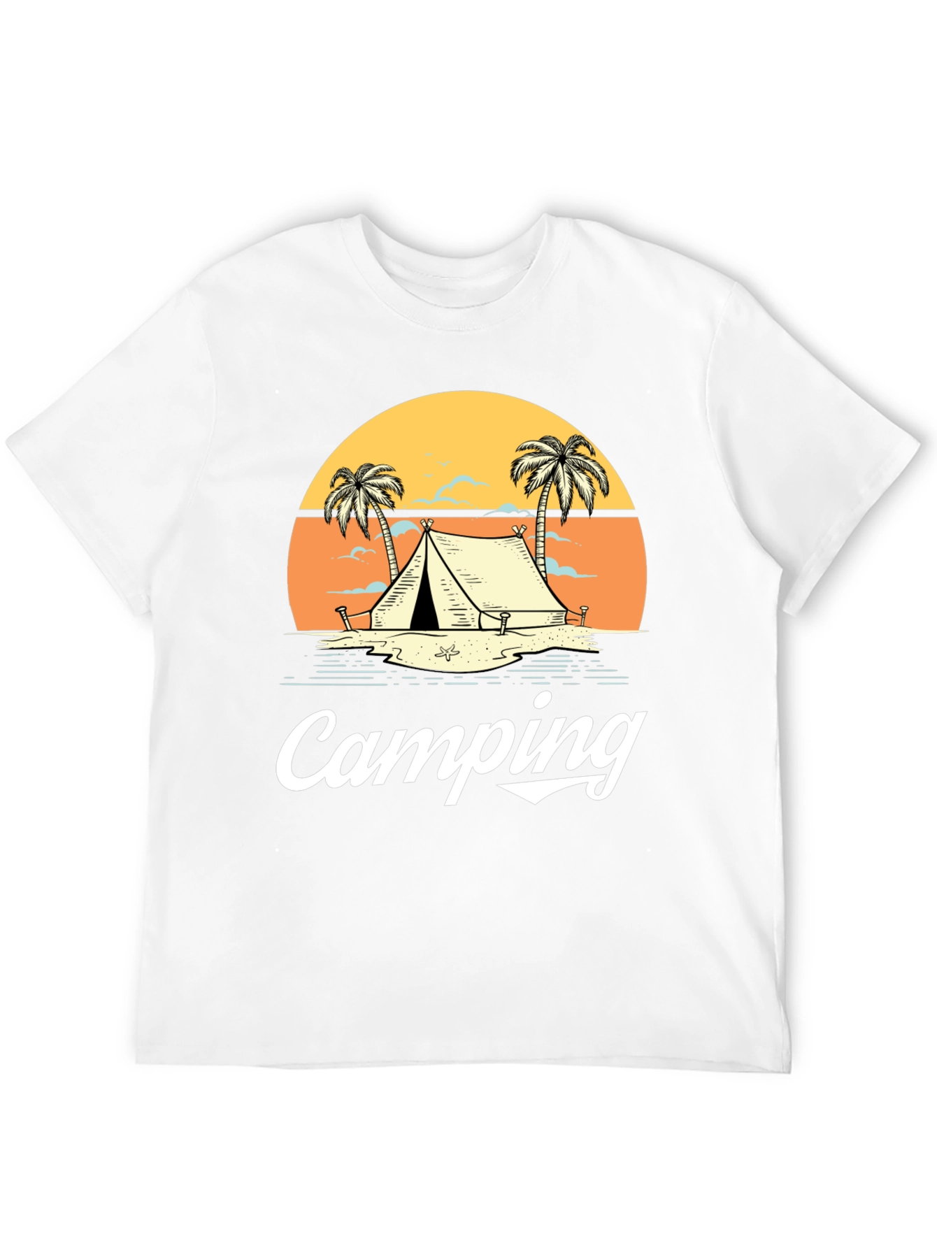 Camping Graphic Tee - Outdoor Adventure Shirt