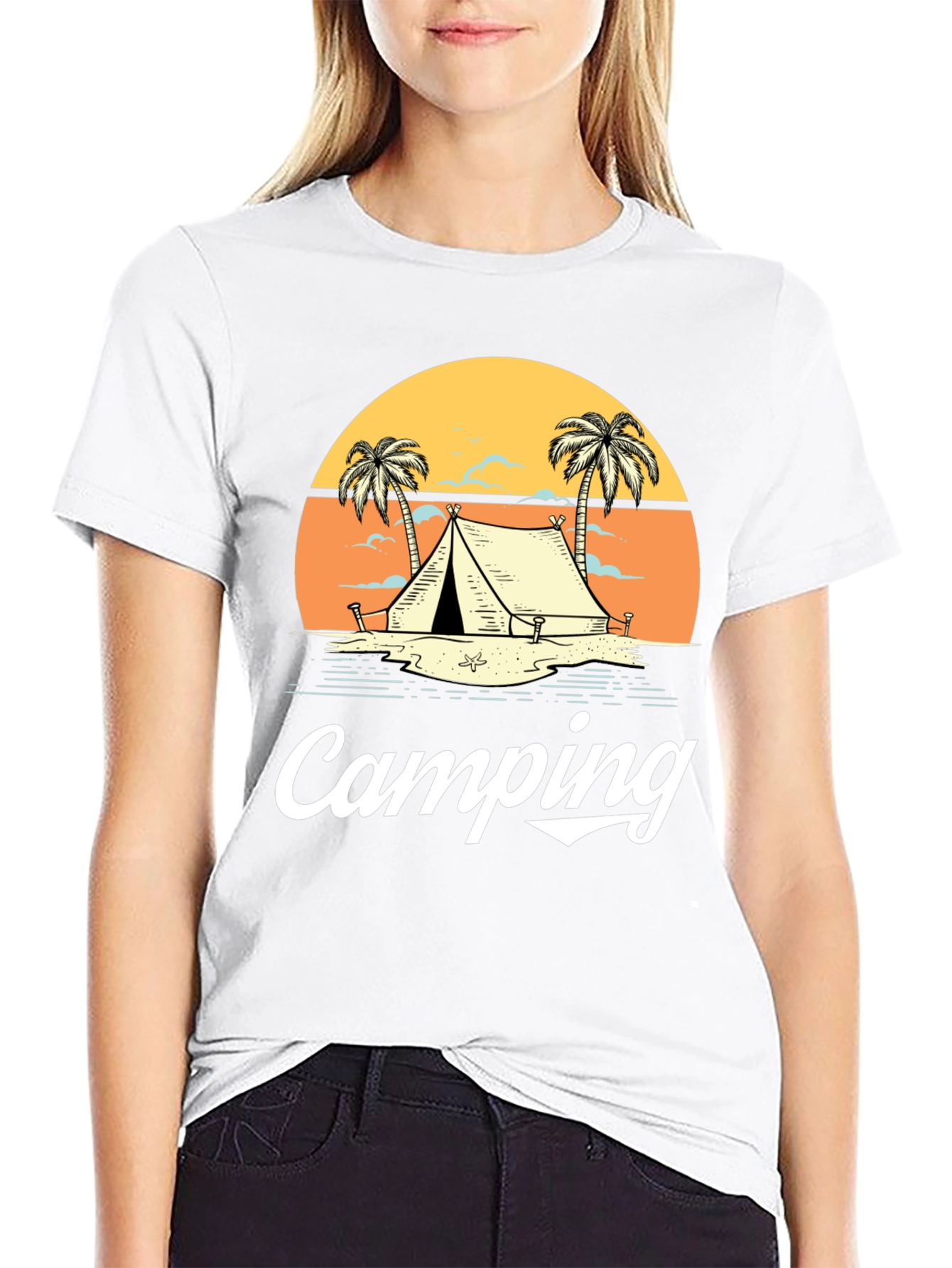 Camping Graphic Tee - Outdoor Adventure Shirt