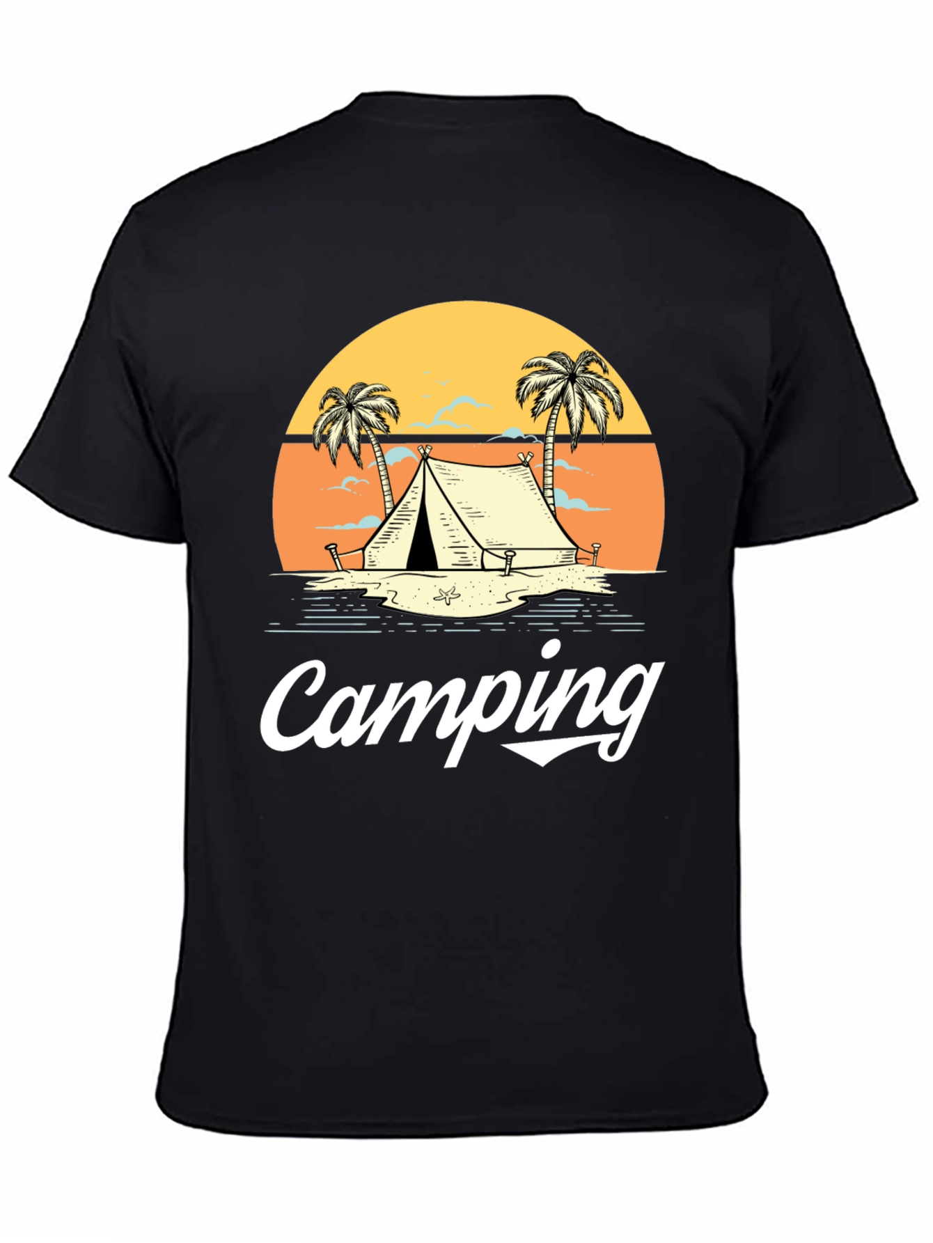 Camping Graphic Tee - Outdoor Adventure Shirt