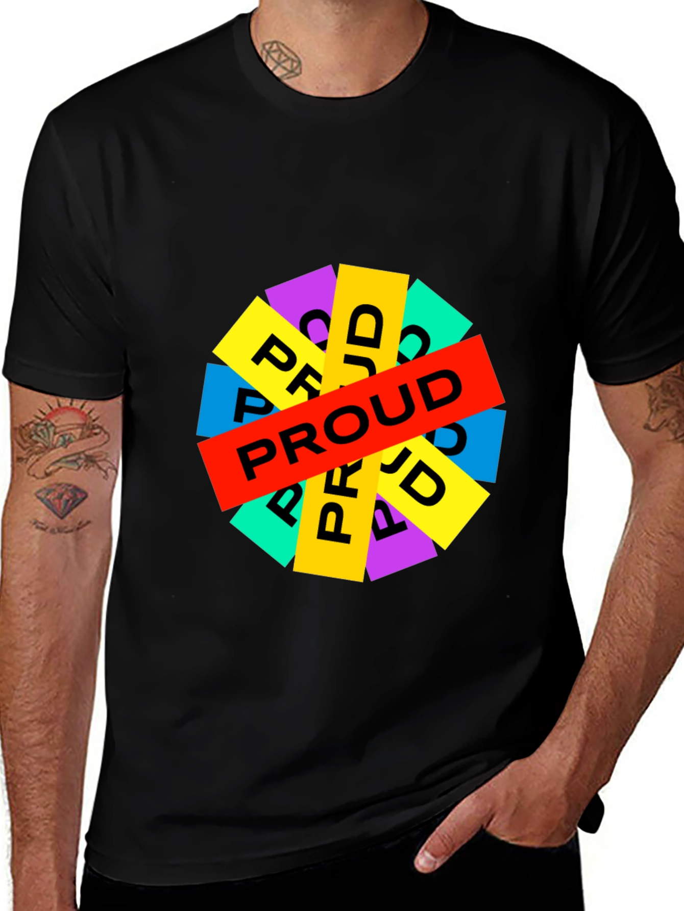Proud Graphic Tee - Bold Statement T-Shirt