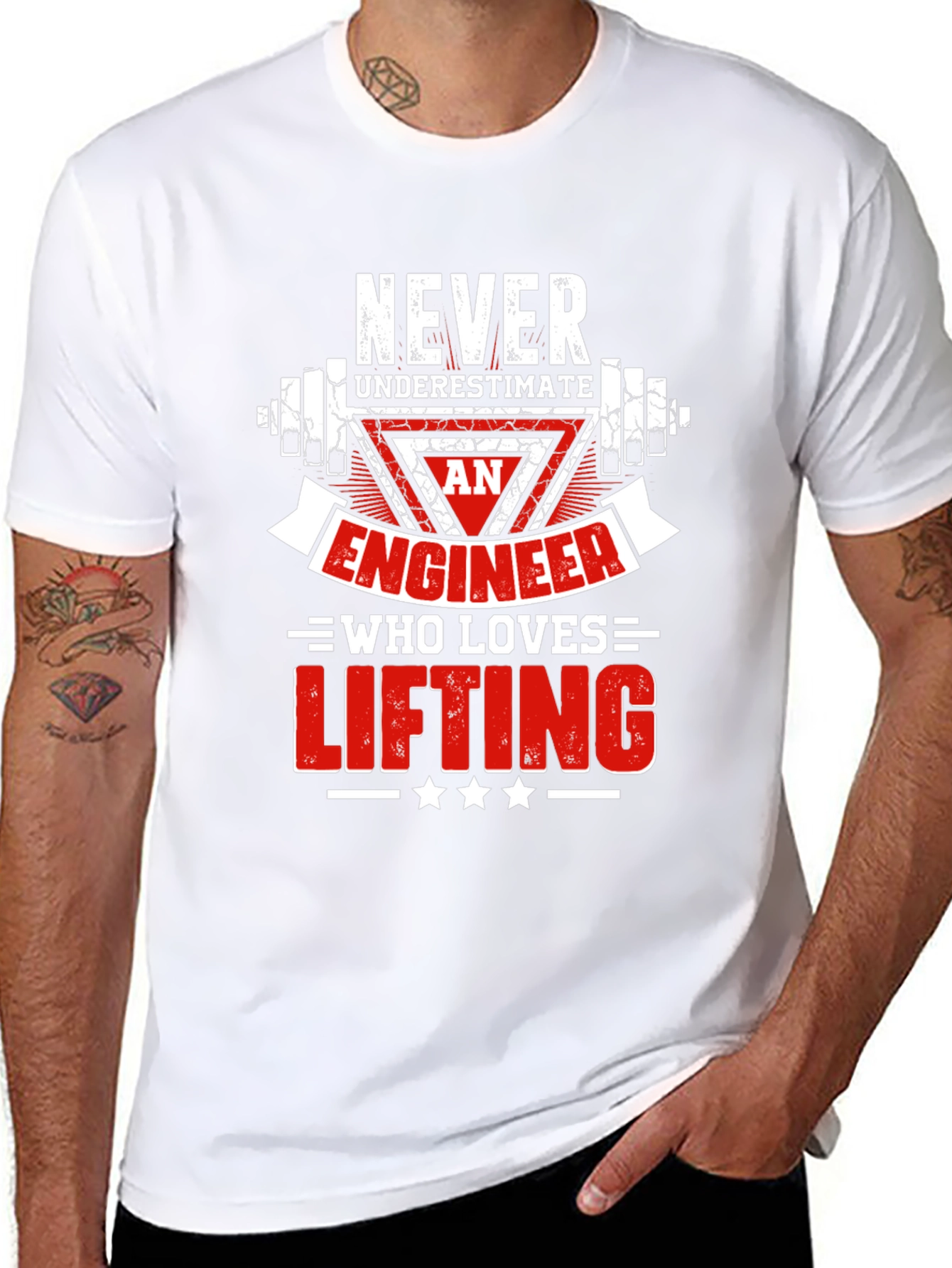 Engineer Lifting T-Shirt - Never Underestimate