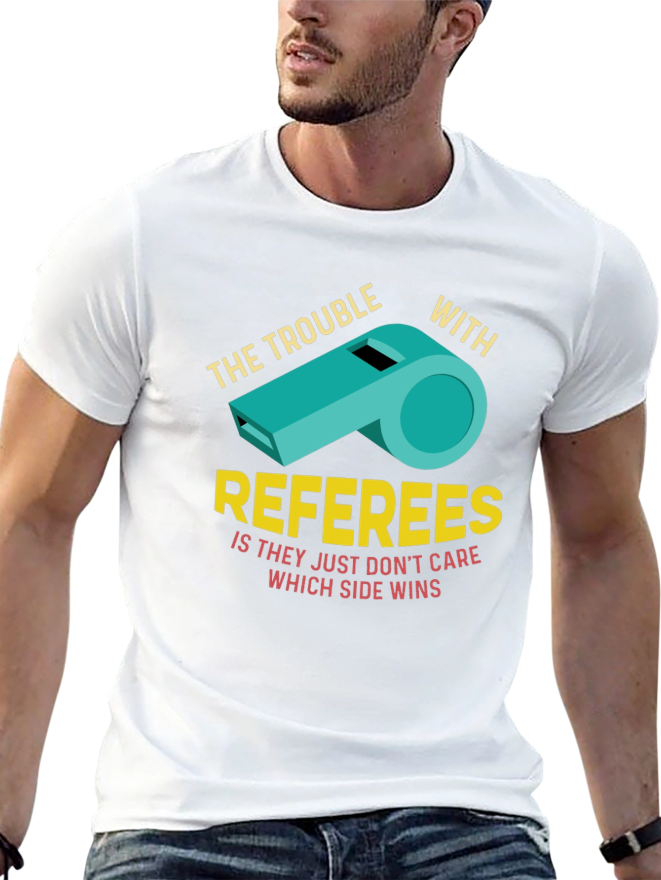The Trouble With Referees Funny T-Shirt