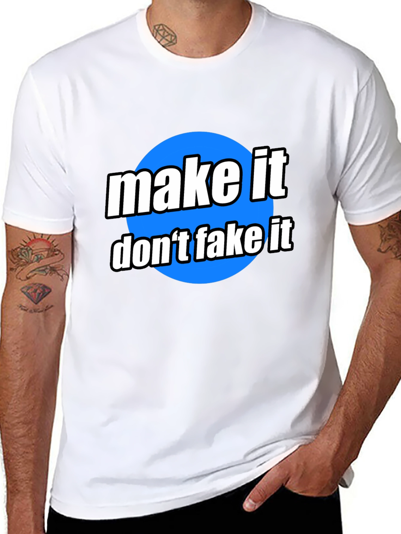 Make It Dont Fake It Graphic Tee