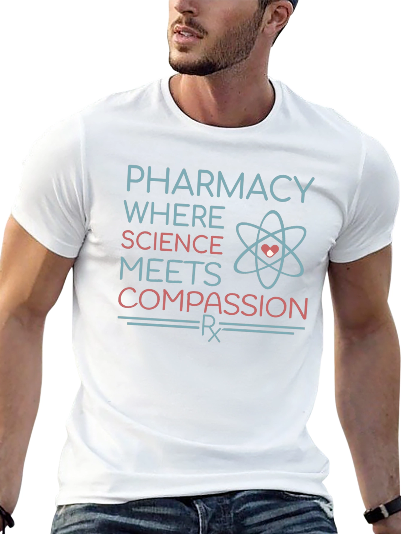Pharmacy Science Compassion T-Shirt - Medical Design