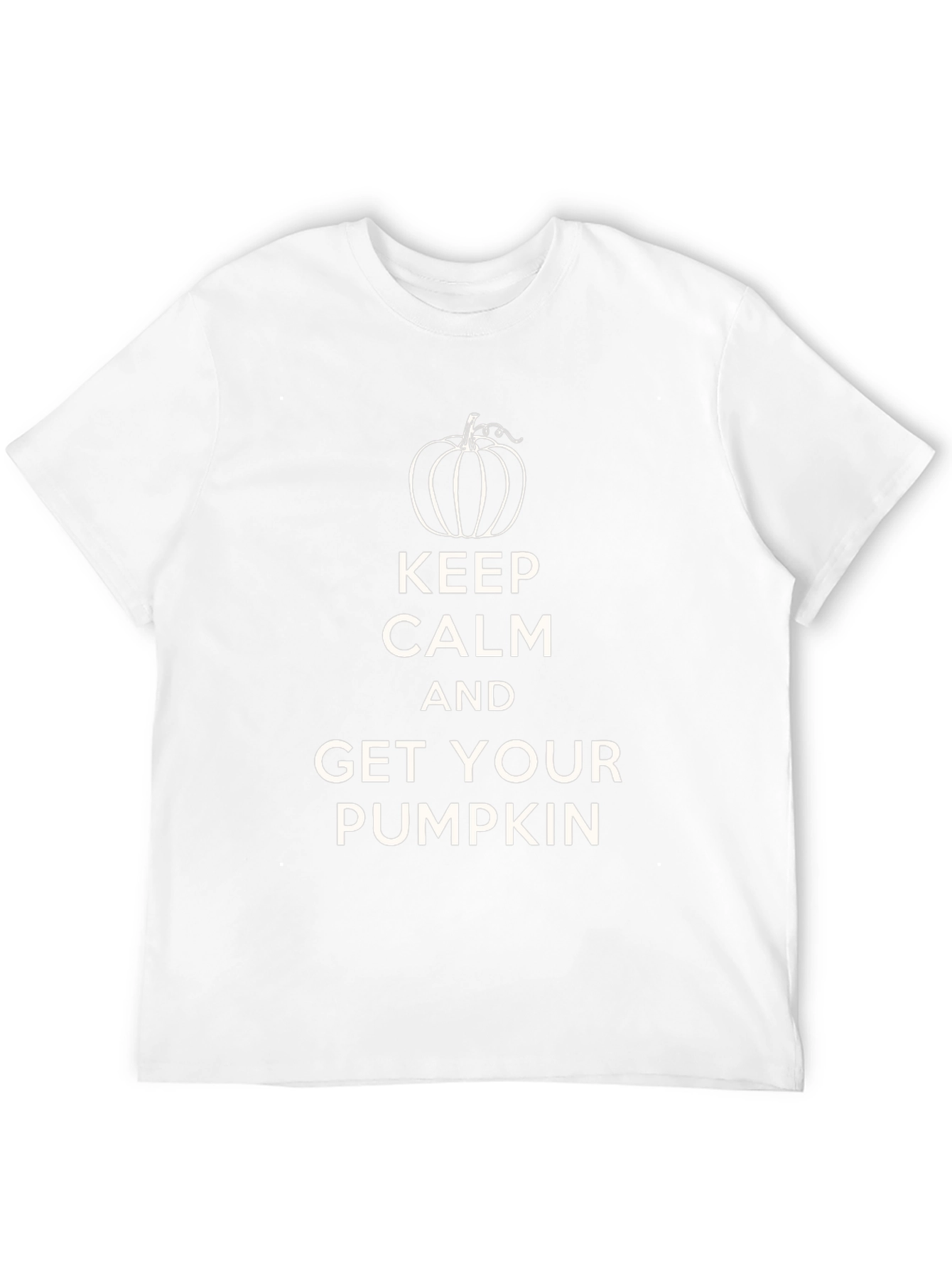 Keep Calm Pumpkin Black T-Shirt