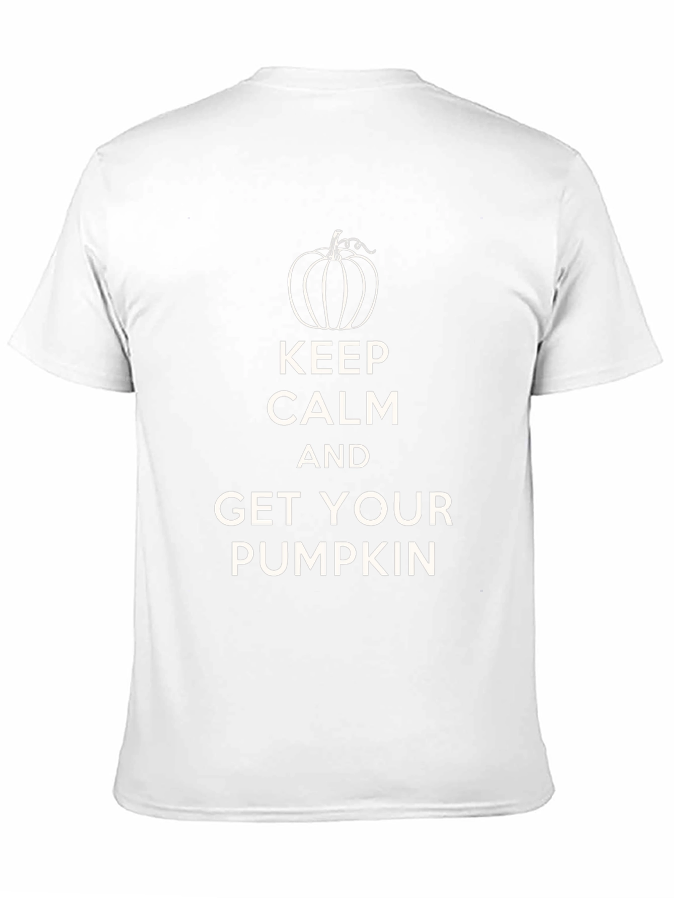 Keep Calm Pumpkin Black T-Shirt
