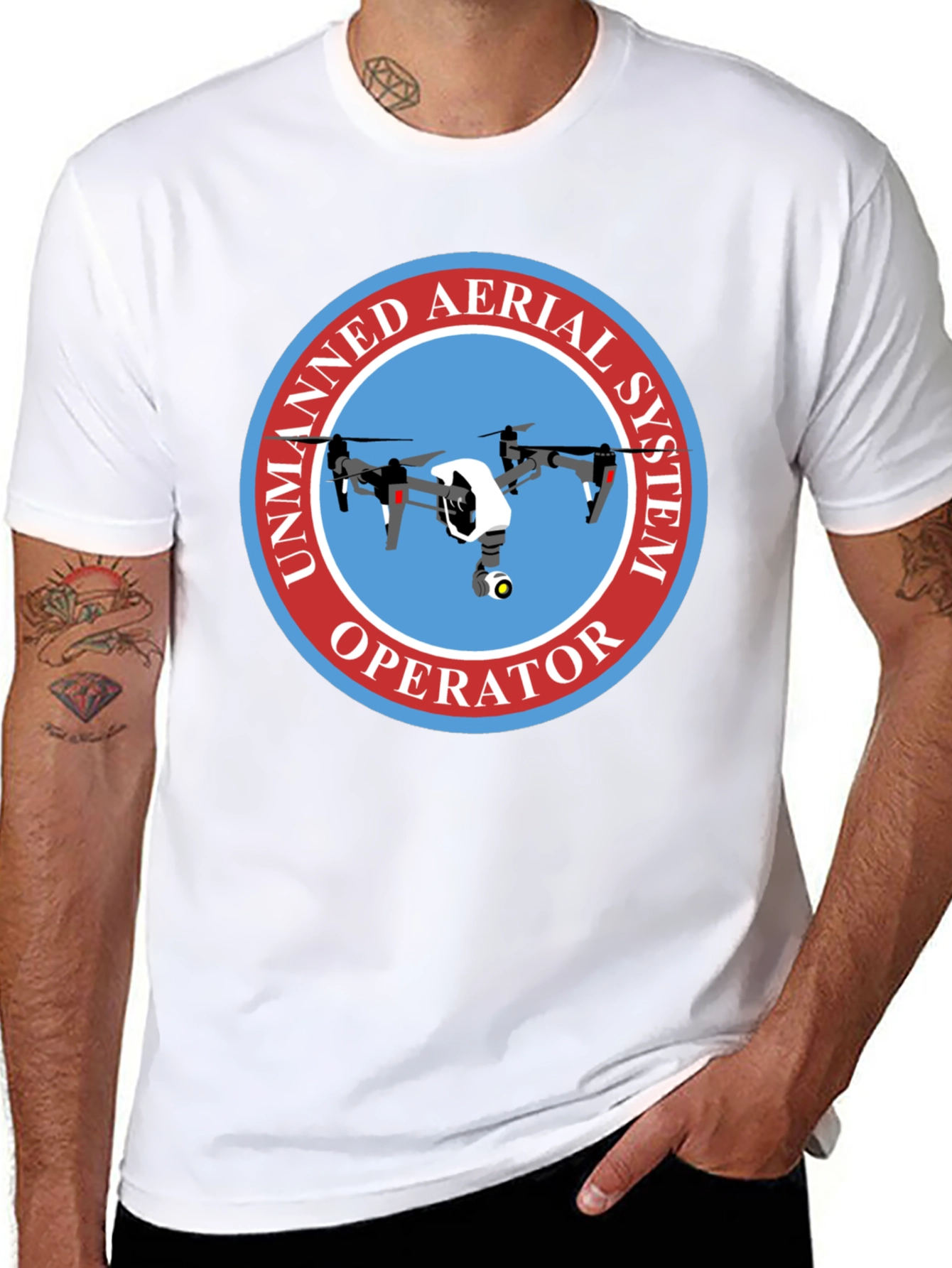 Drone Operator T-Shirt - Unmanned Aerial System Tee