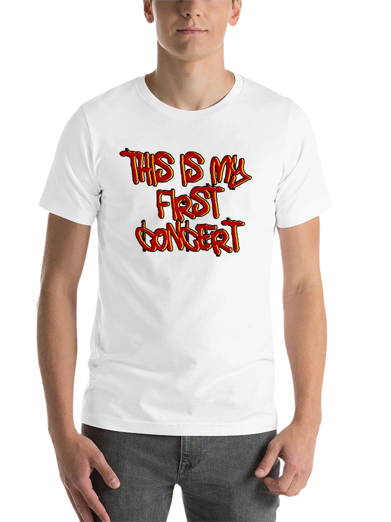 First Concert Graphic T-Shirt - Black Cotton Tee