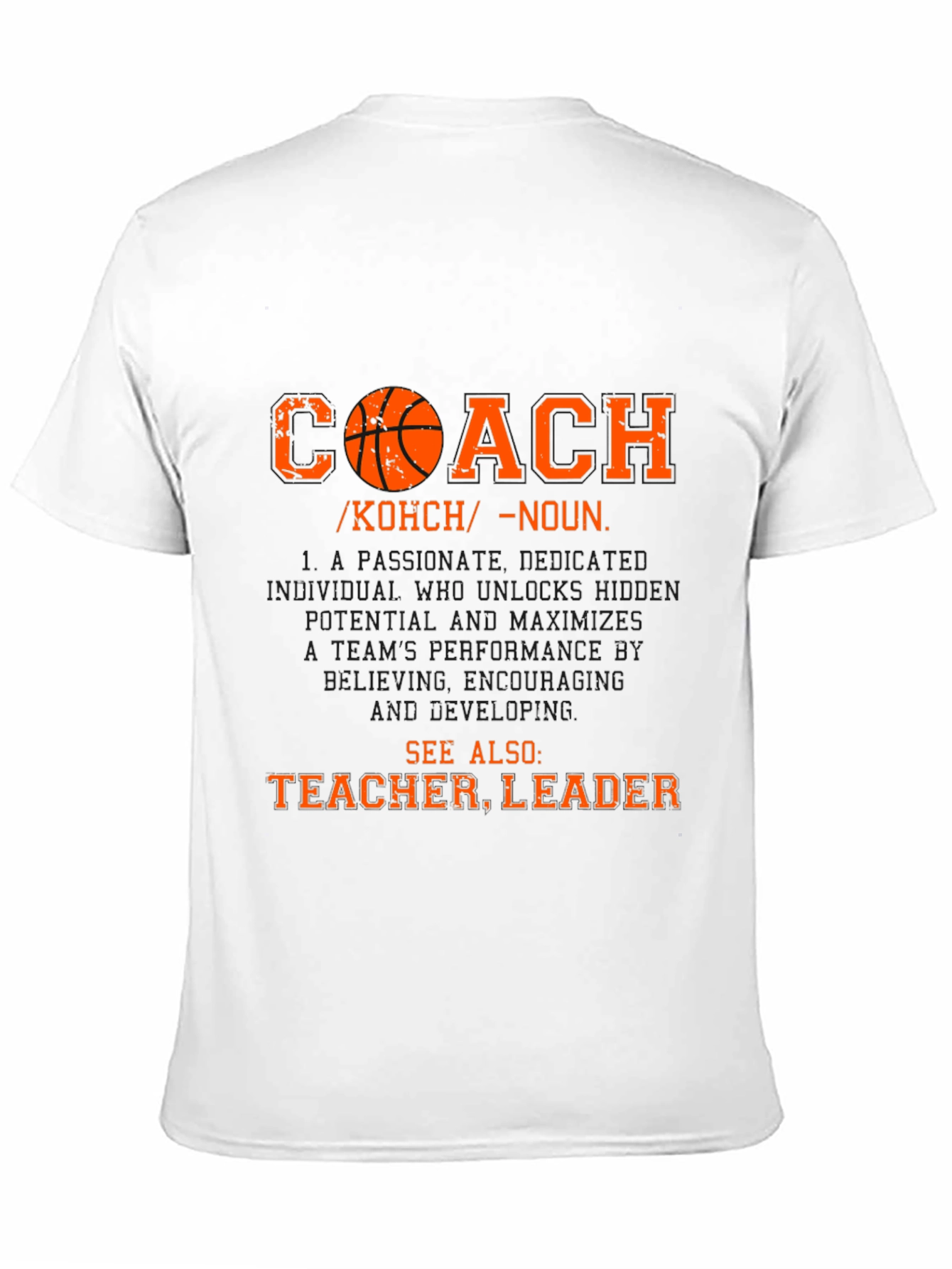 Coach Definition T-Shirt: Teacher Leader Tee