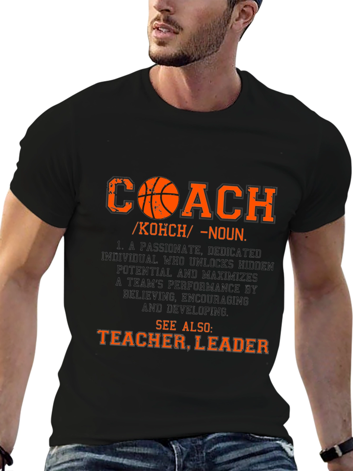 Coach Definition T-Shirt: Teacher Leader Tee