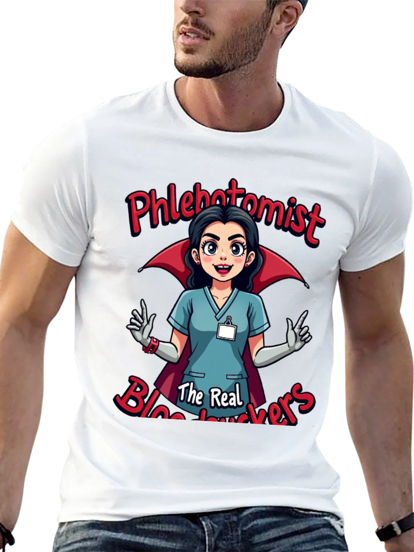 Phlebotomist Vampire T-Shirt - Blood Suckers Tee