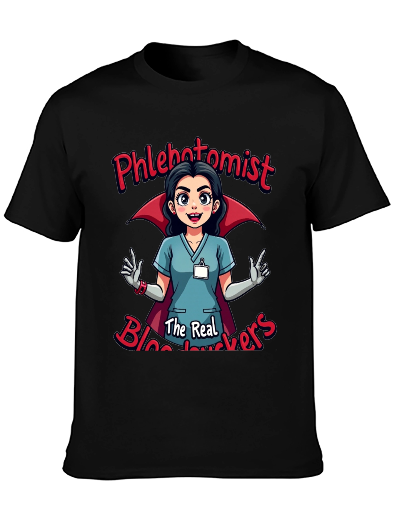 Phlebotomist Vampire T-Shirt - Blood Suckers Tee