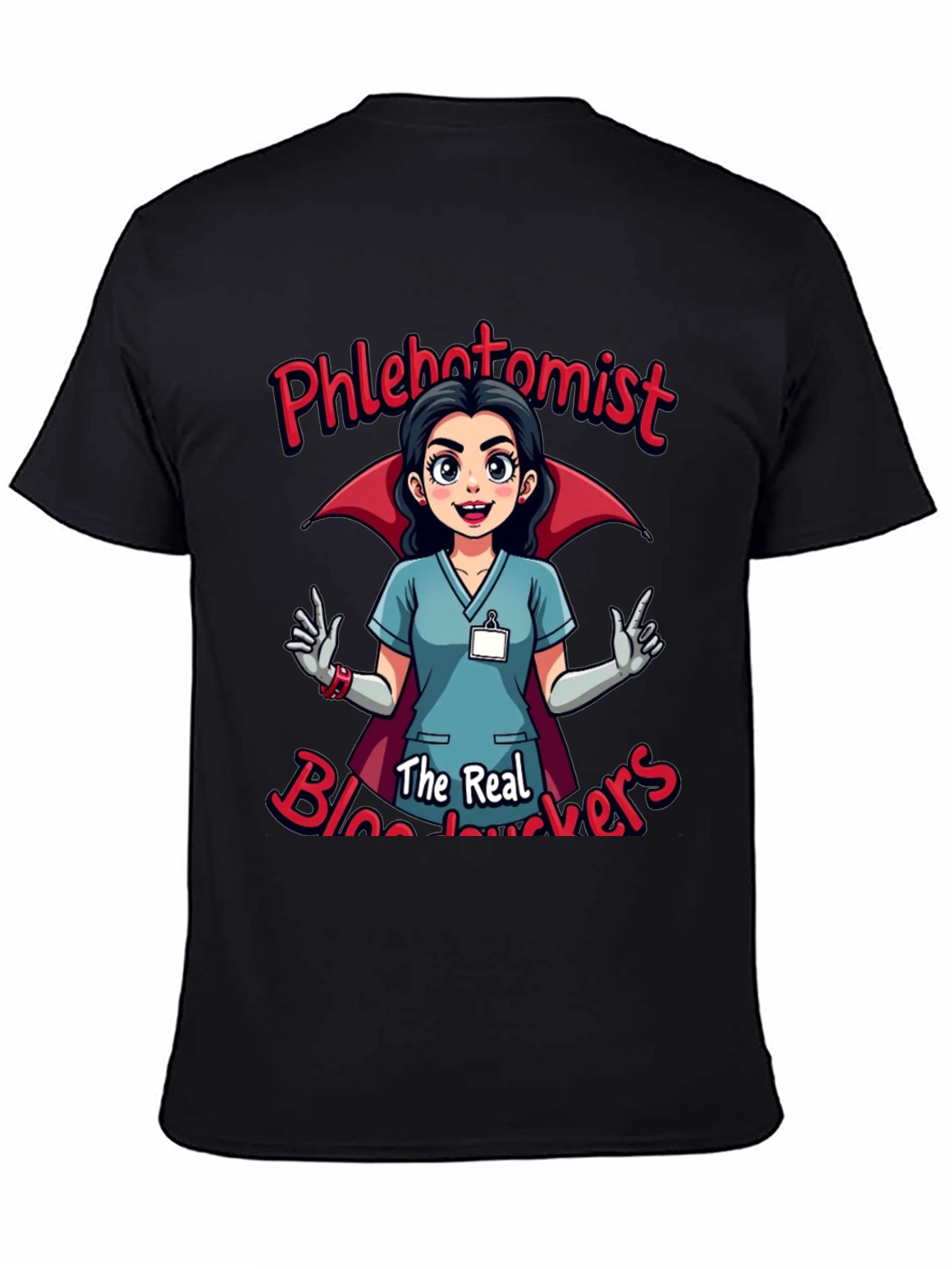 Phlebotomist Vampire T-Shirt - Blood Suckers Tee