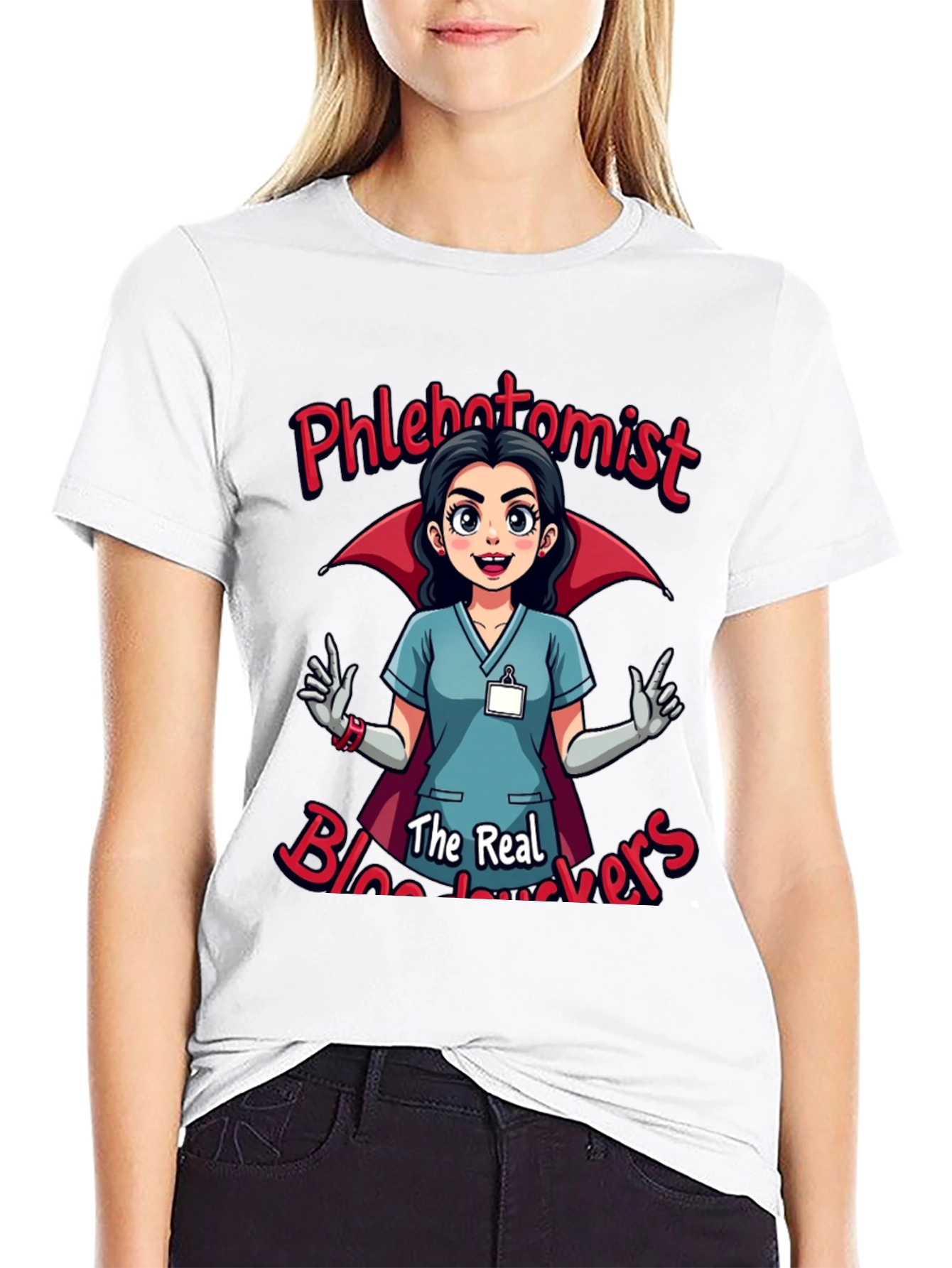 Phlebotomist Vampire T-Shirt - Blood Suckers Tee