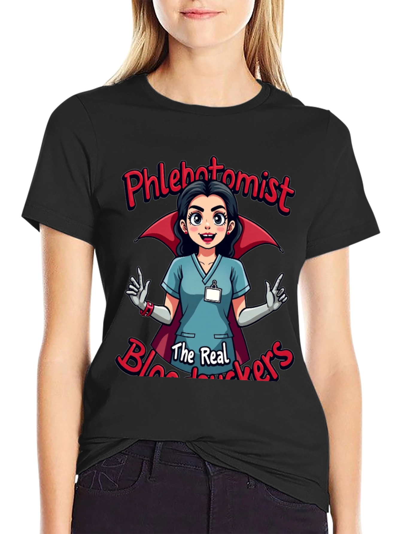Phlebotomist Vampire T-Shirt - Blood Suckers Tee