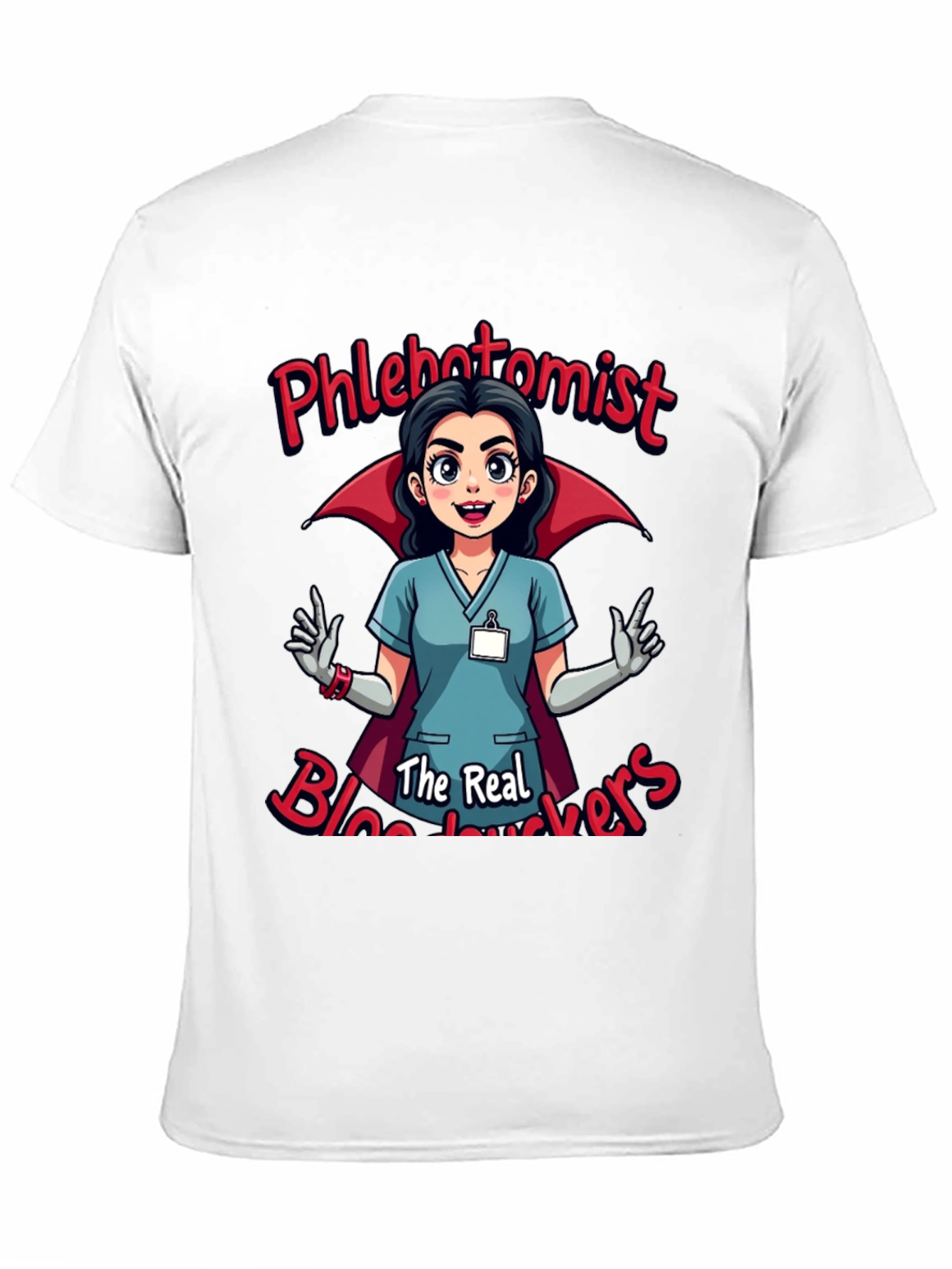 Phlebotomist Vampire T-Shirt - Blood Suckers Tee