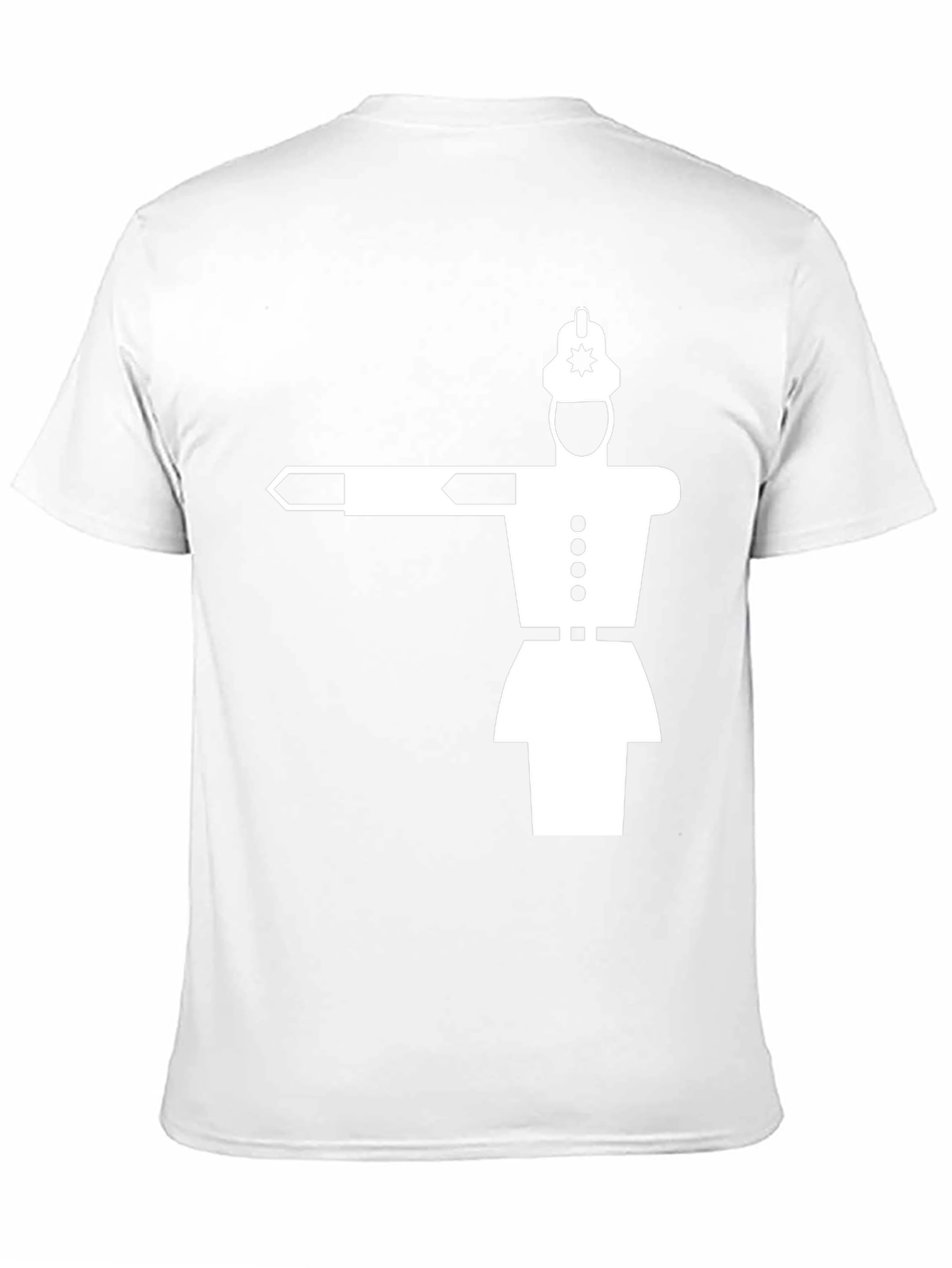 Retro Traffic Cop T-Shirt - Black