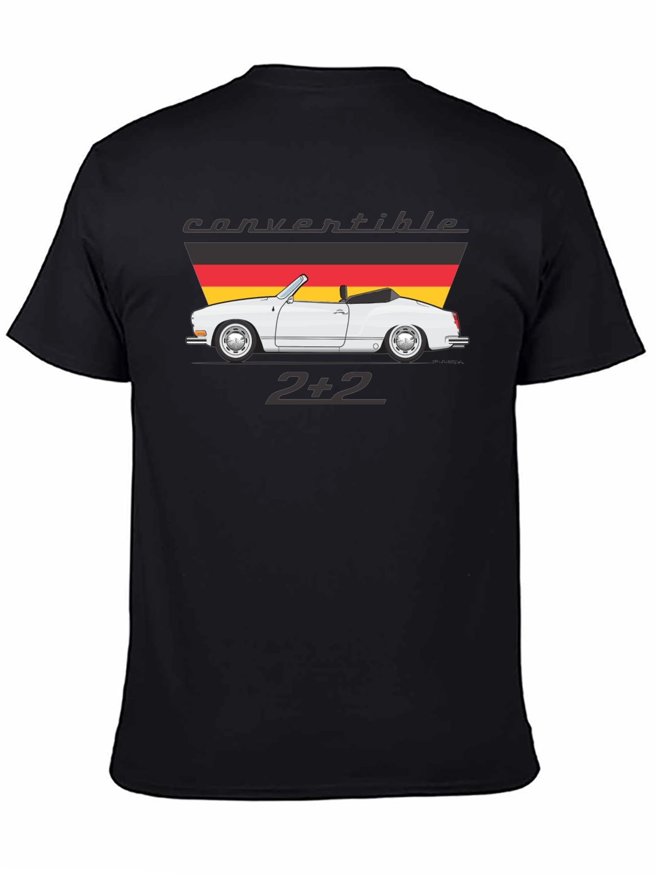 Convertible 2+2 Graphic Tee - Cool Car Design