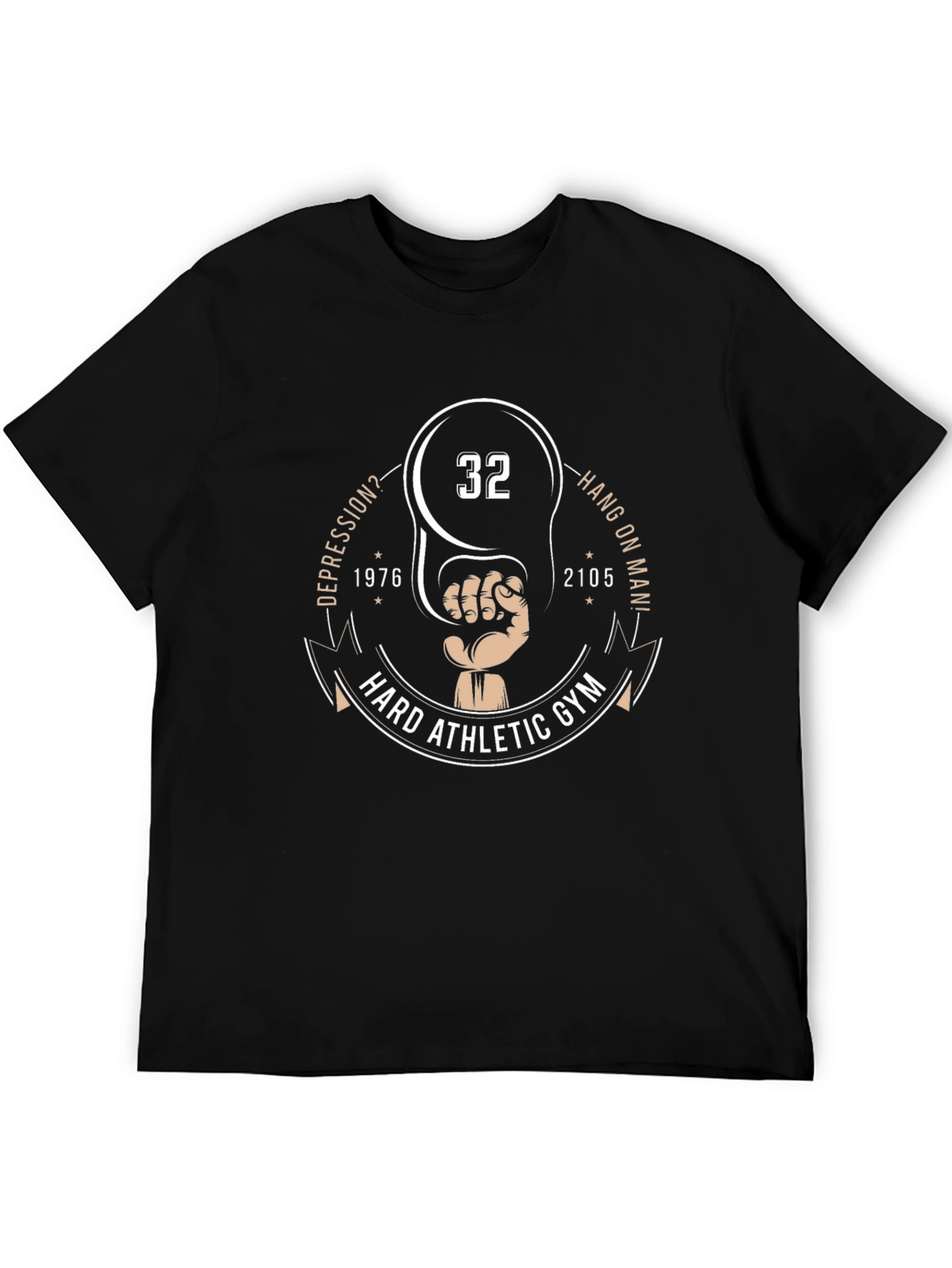 Hard Athletic Gym T-Shirt - Unique Design