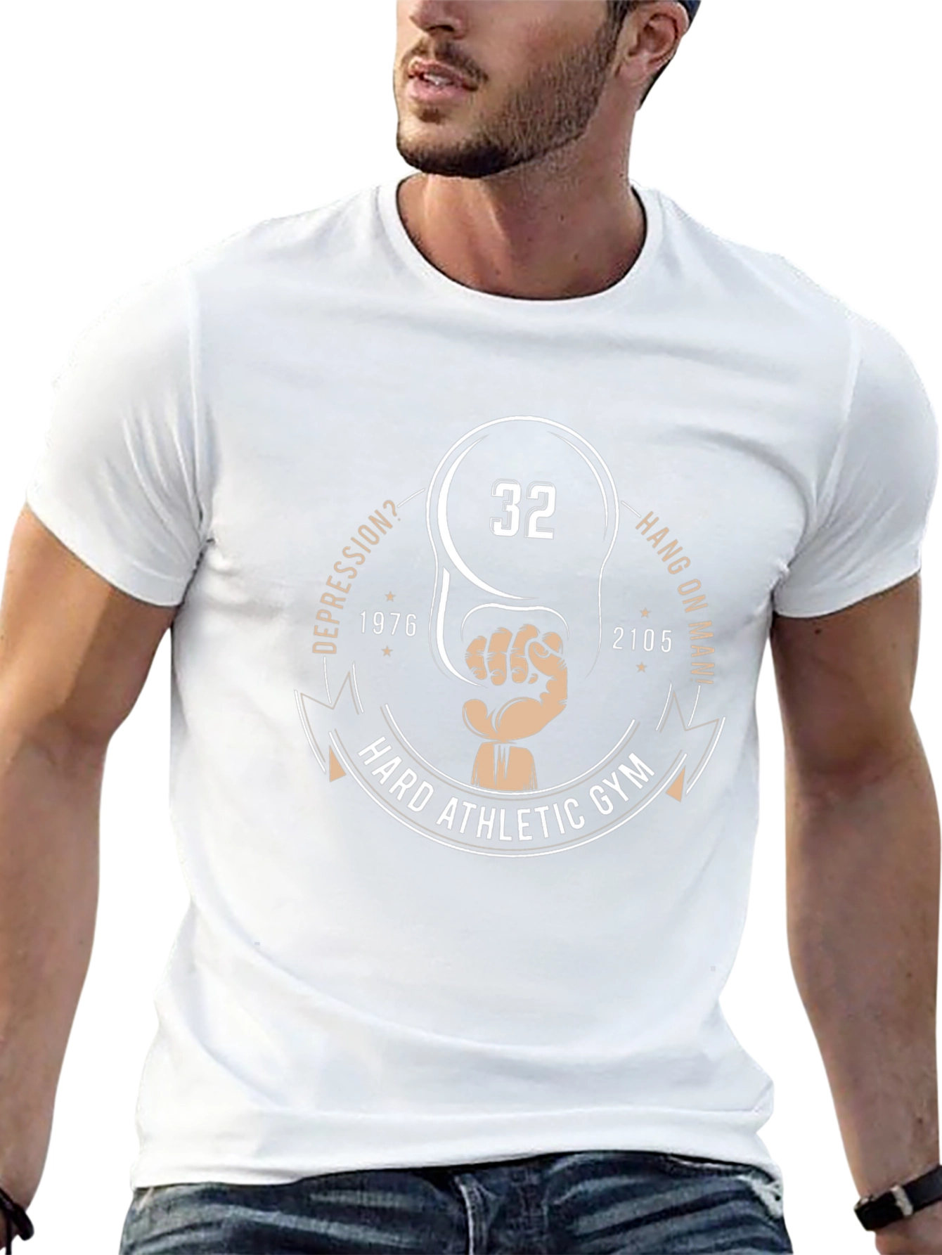 Hard Athletic Gym T-Shirt - Unique Design