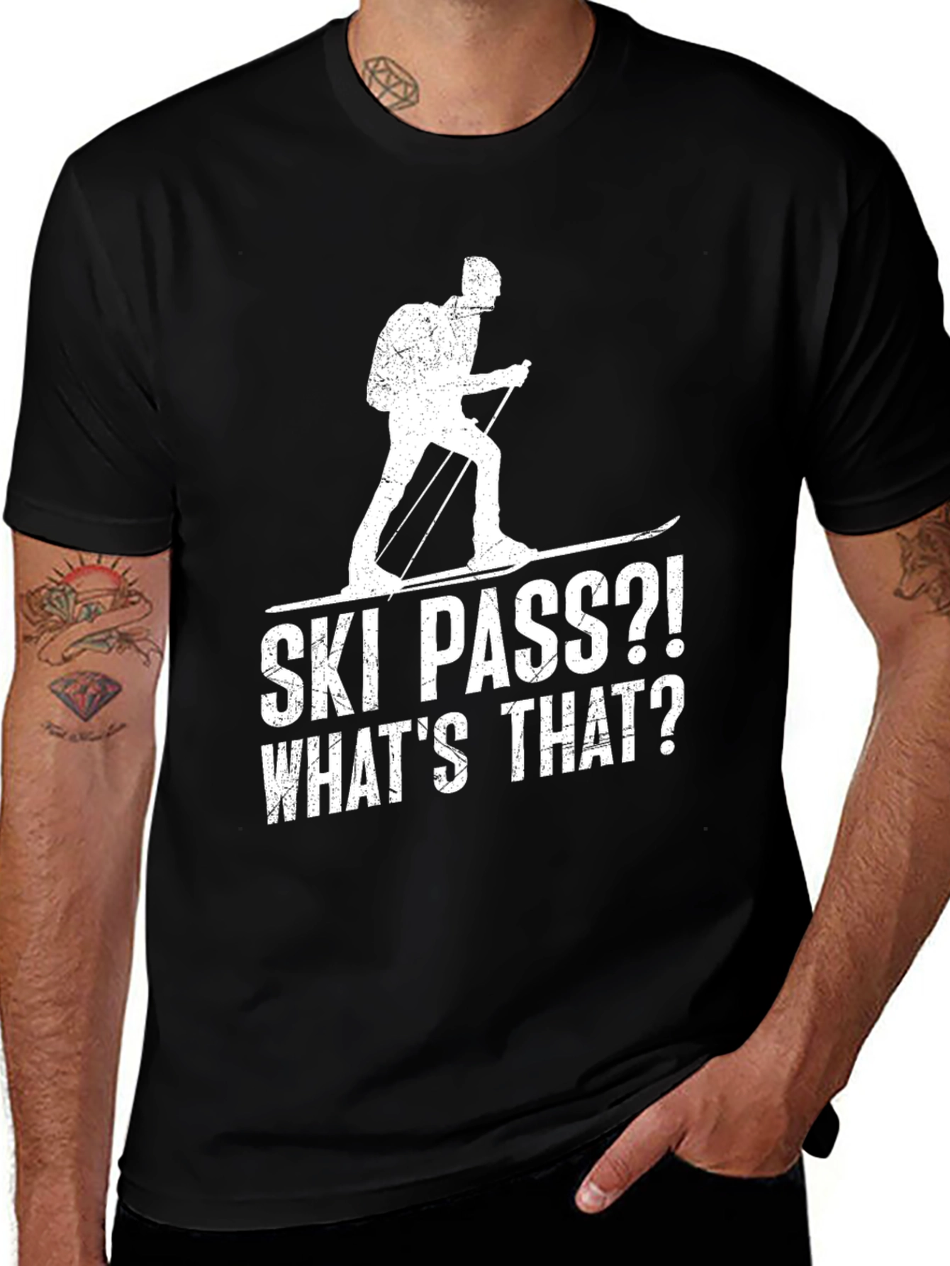 Ski Pass? Whats That? Graphic Tee