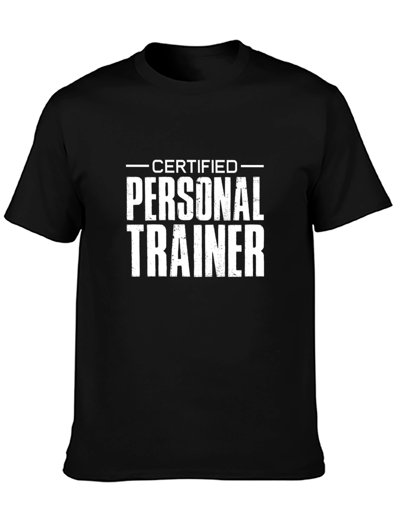 Certified Personal Trainer Black T-Shirt