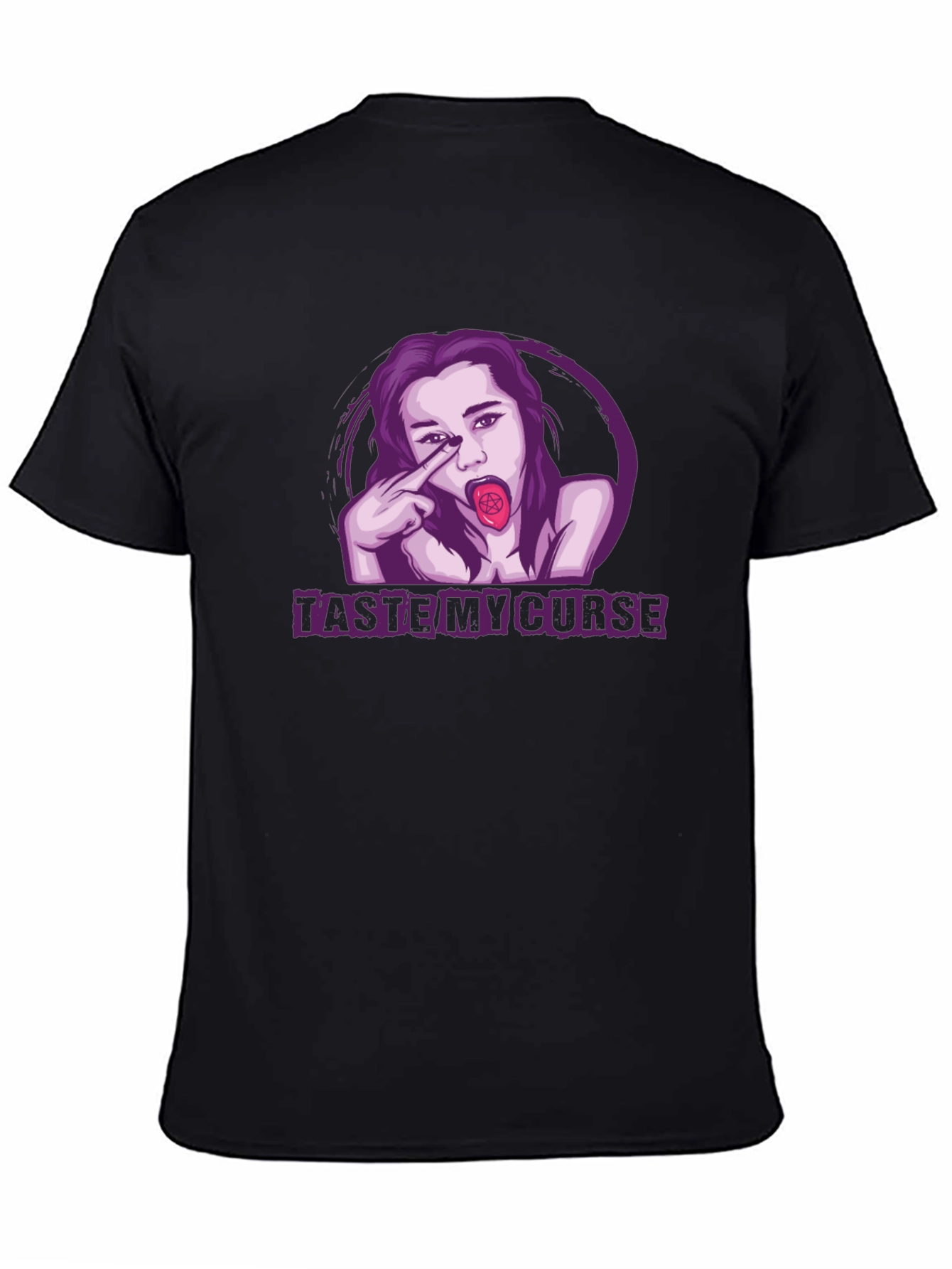 Taste My Curse Graphic T-Shirt - Black