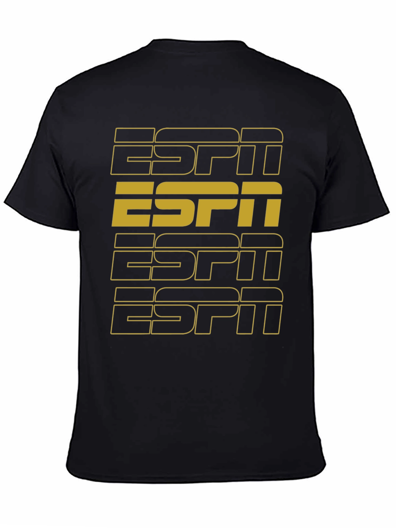 Retro ESPN Black T-Shirt