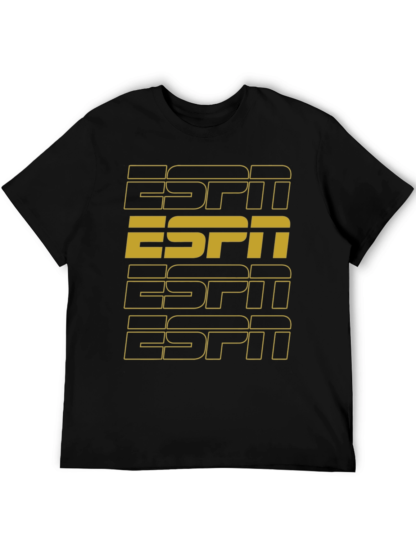 Retro ESPN Black T-Shirt