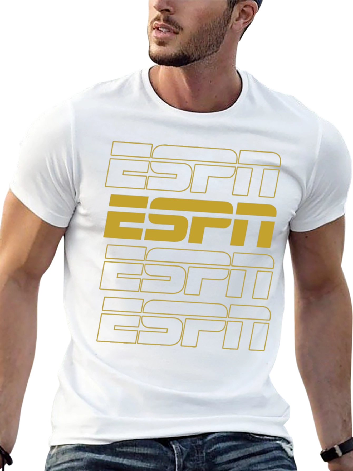 Retro ESPN Black T-Shirt