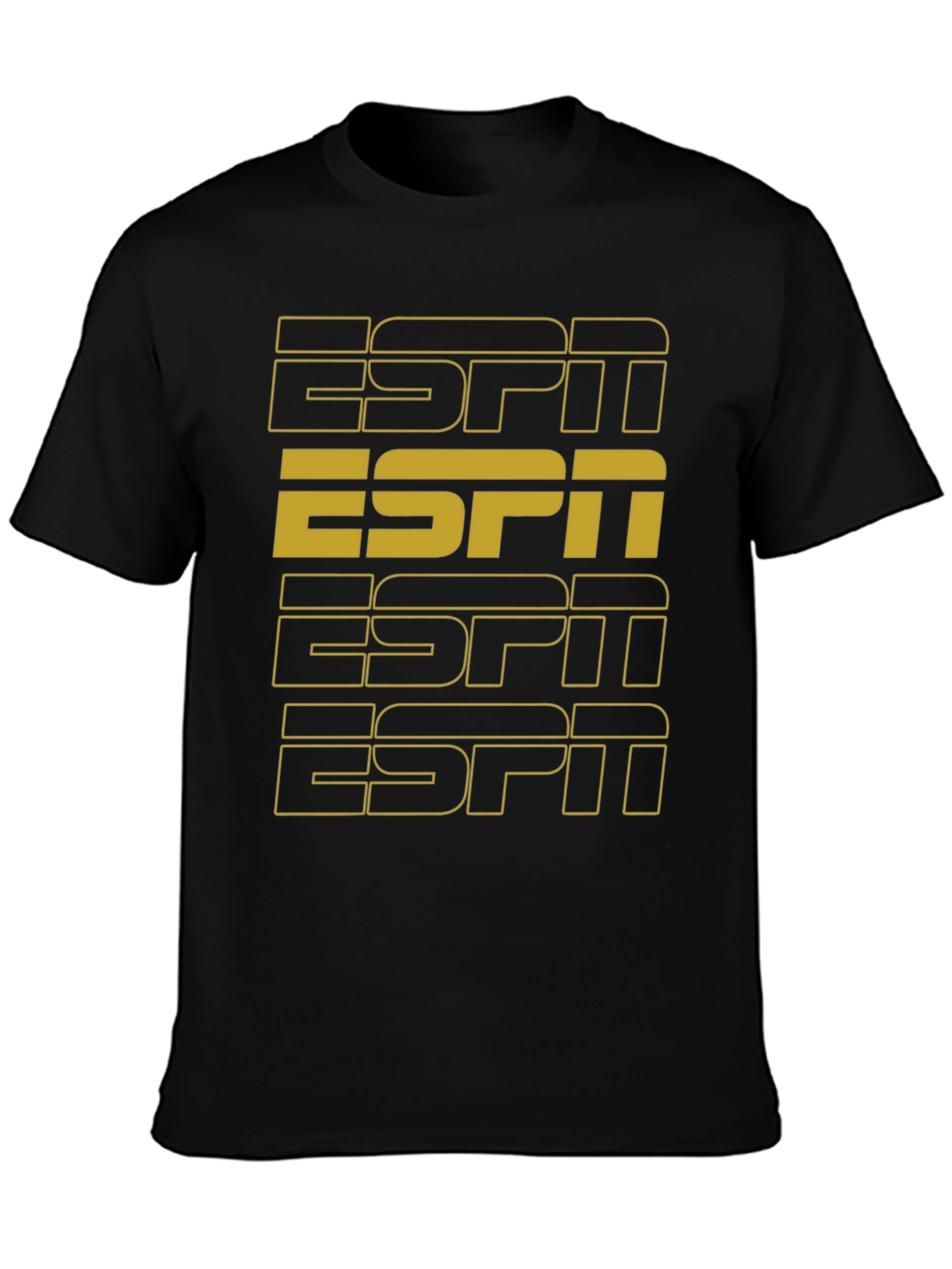 Retro ESPN Black T-Shirt